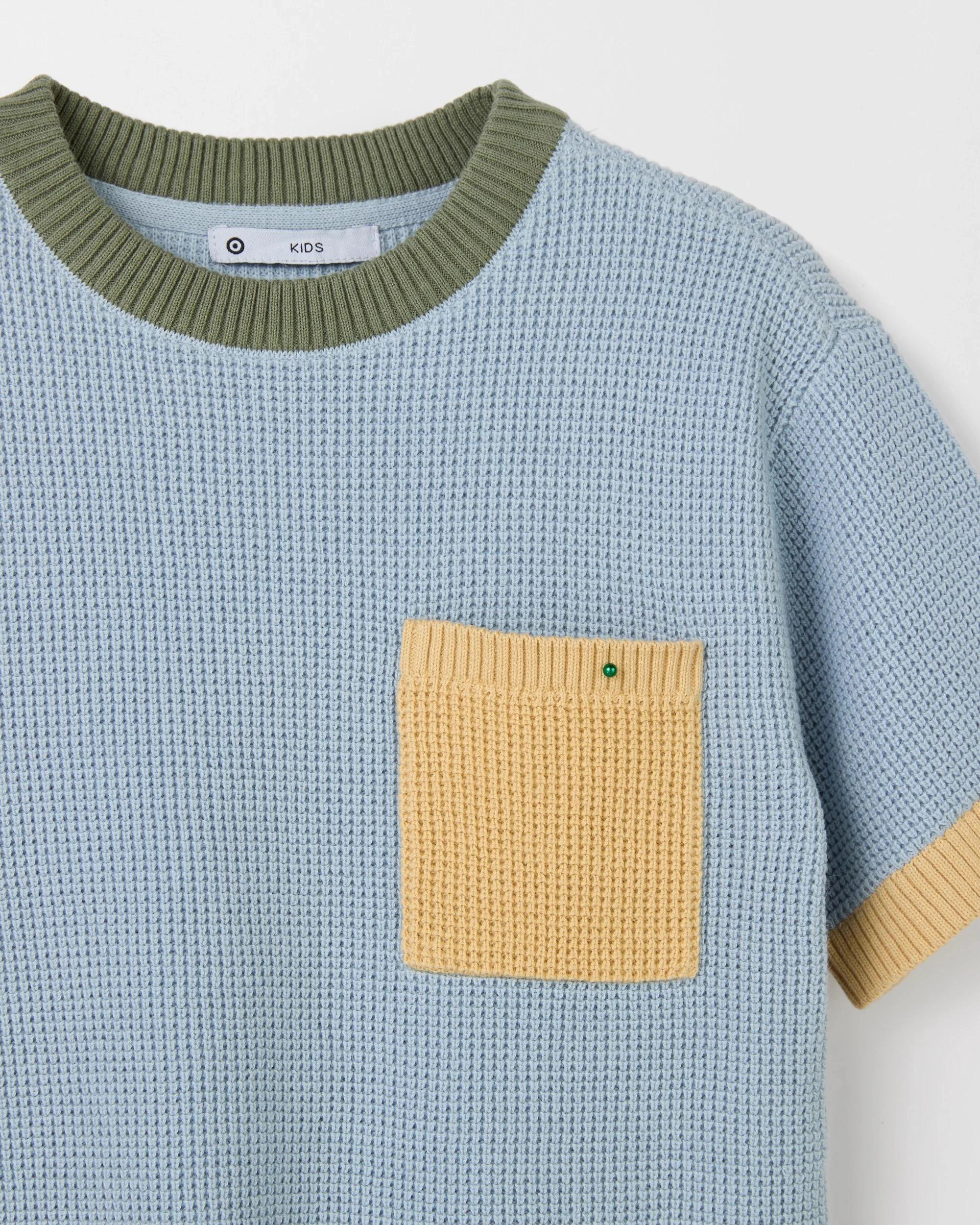 5 Target Australian Cotton Knit T-Shirt BLUE, 5 of 5