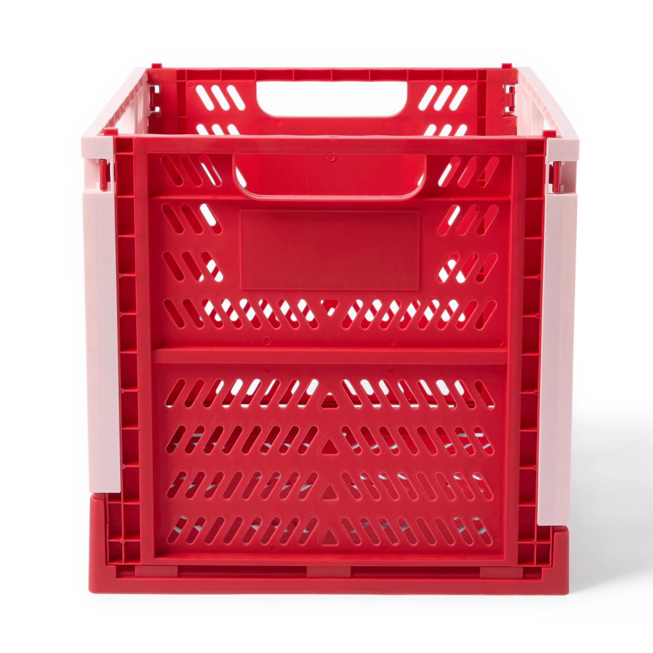 2 17L Square Collapsible Crate - Red, 2 of 5