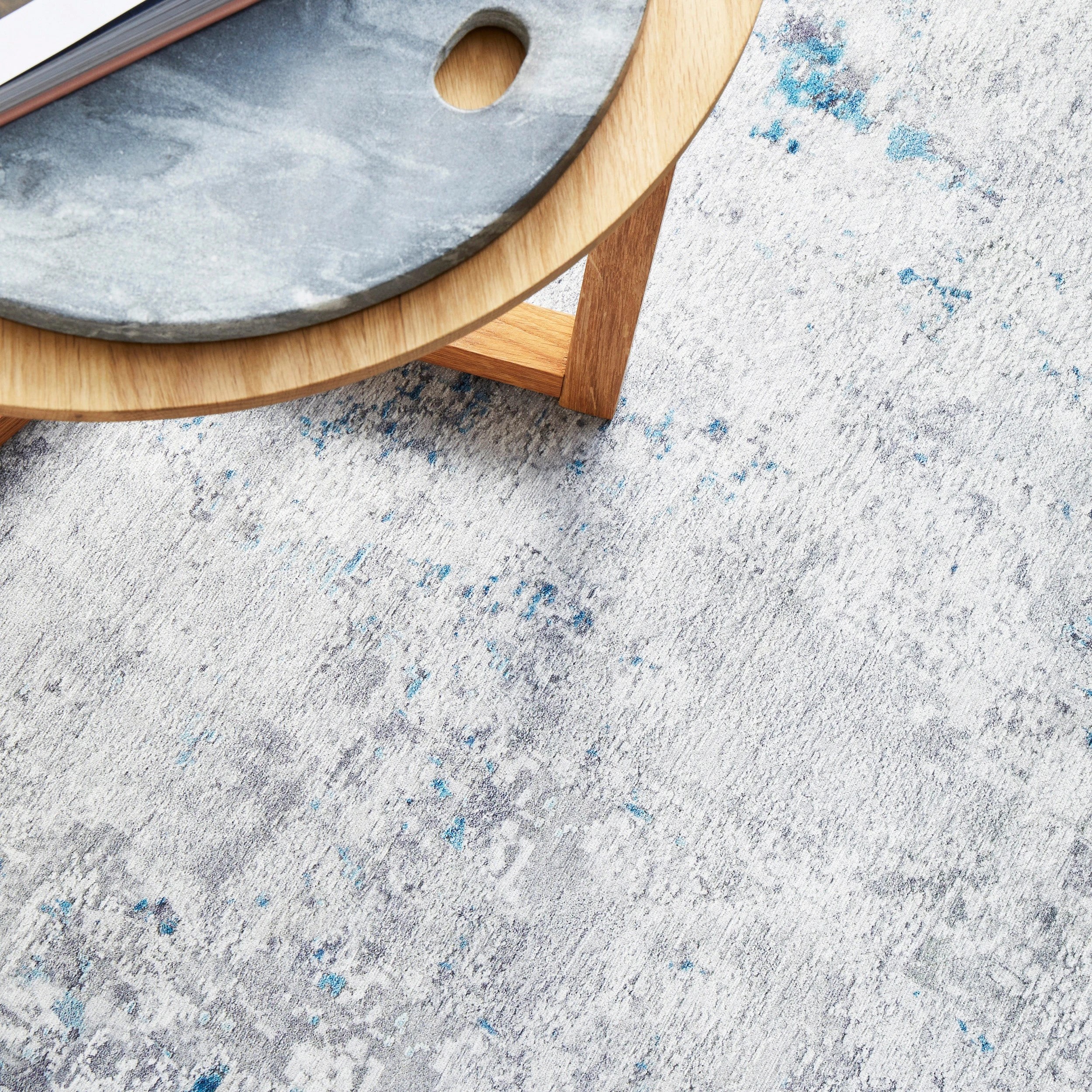 4 Common Ground Rugs Bazaar 132 280x190cm - Large Floor Rug - Blue, 4 of 9