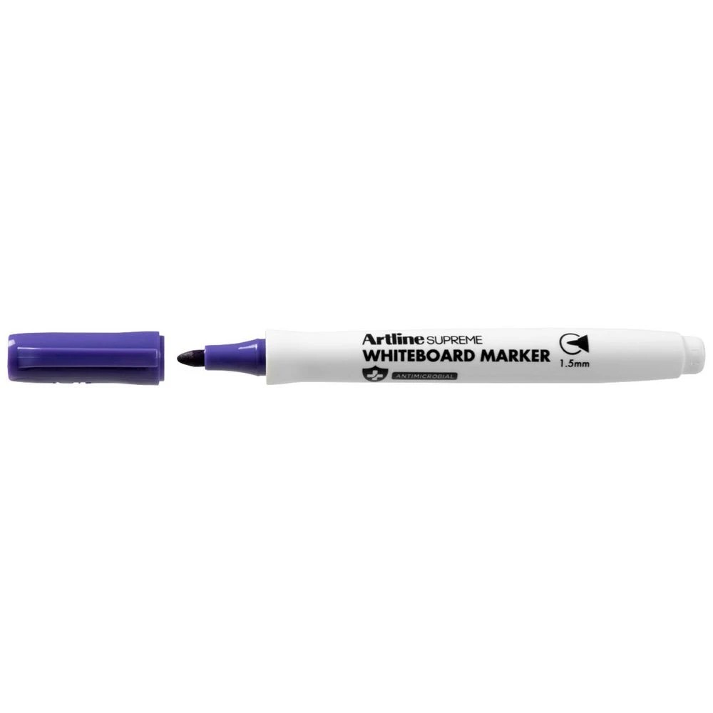 1 Artline Supreme Whiteboard Marker Bullet Purple, 1 of 3