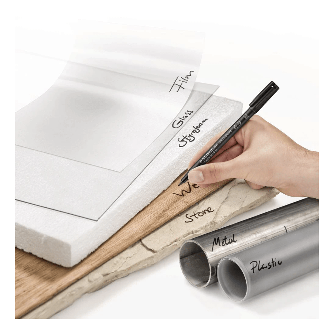 6 Staedtler Lumocolour Permanent Pen 1.0mm Assorted 4 Pack, 6 of 9