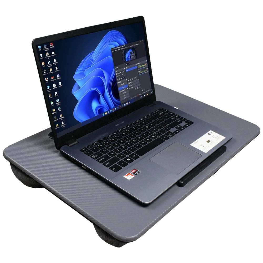 4 J.Burrows Portable Lap Desk Grey/Black, 4 of 8