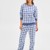 GINGHAM BLUE