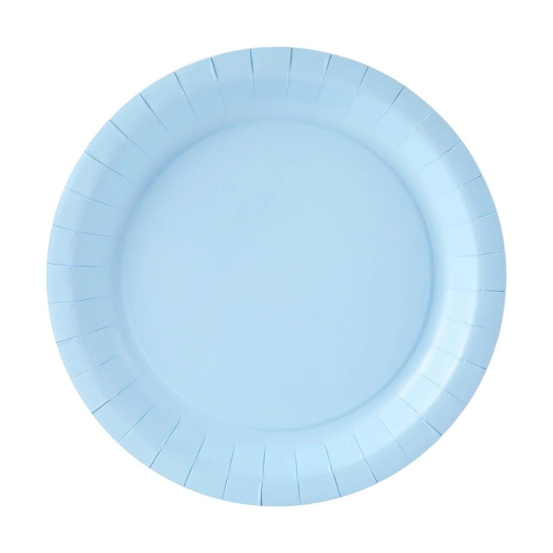 1 16 Piece Pastel Blue Paper Plates, 1 of 4