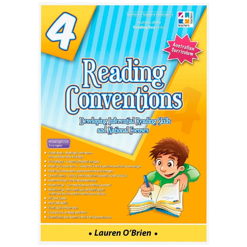 1 Reading Conventions Activity Book 4, 1 of 4