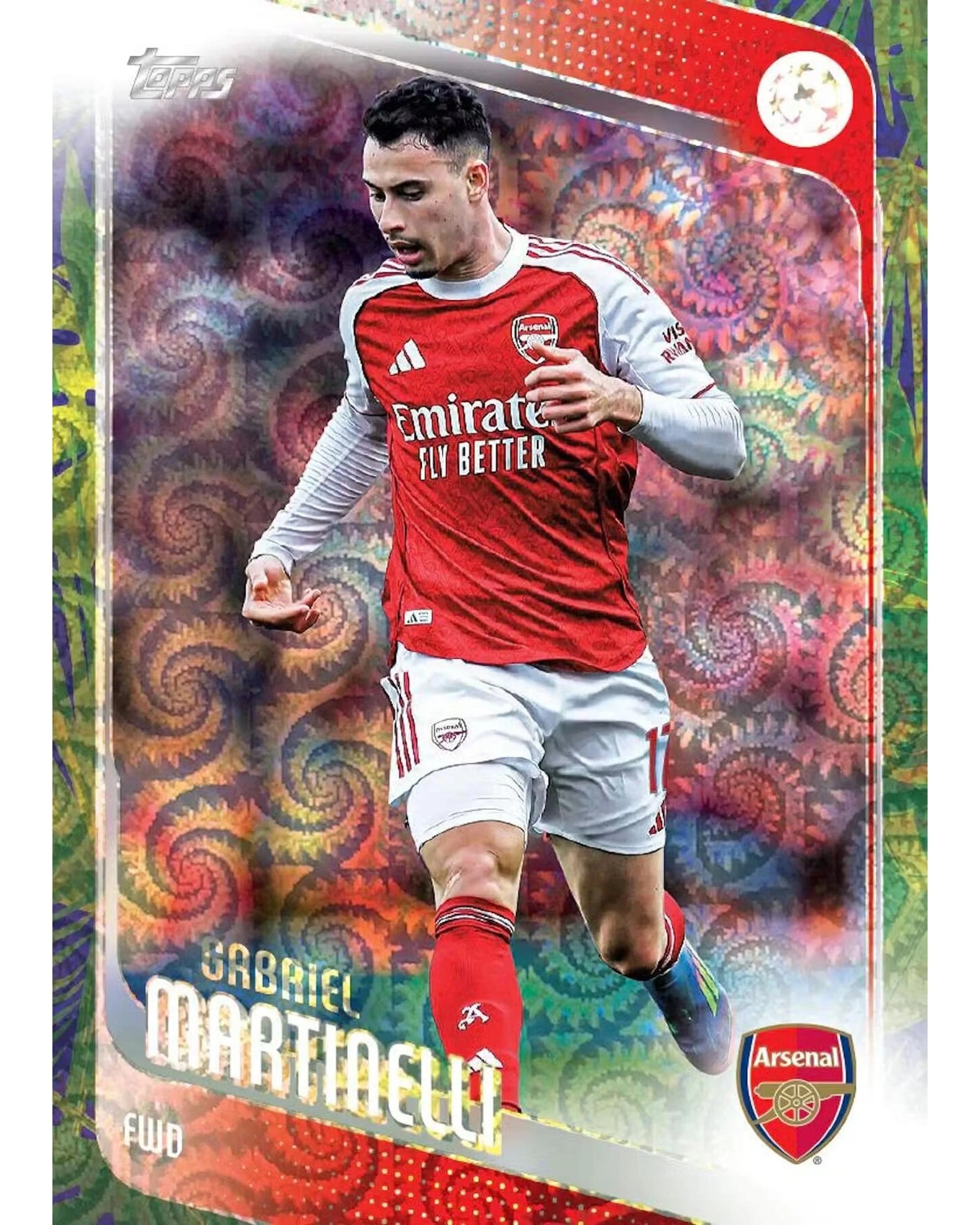 3 Topps 2025/2026 UEFA Club Competitions Carnaval Edition Soccer Hobby Box, 3 of 7