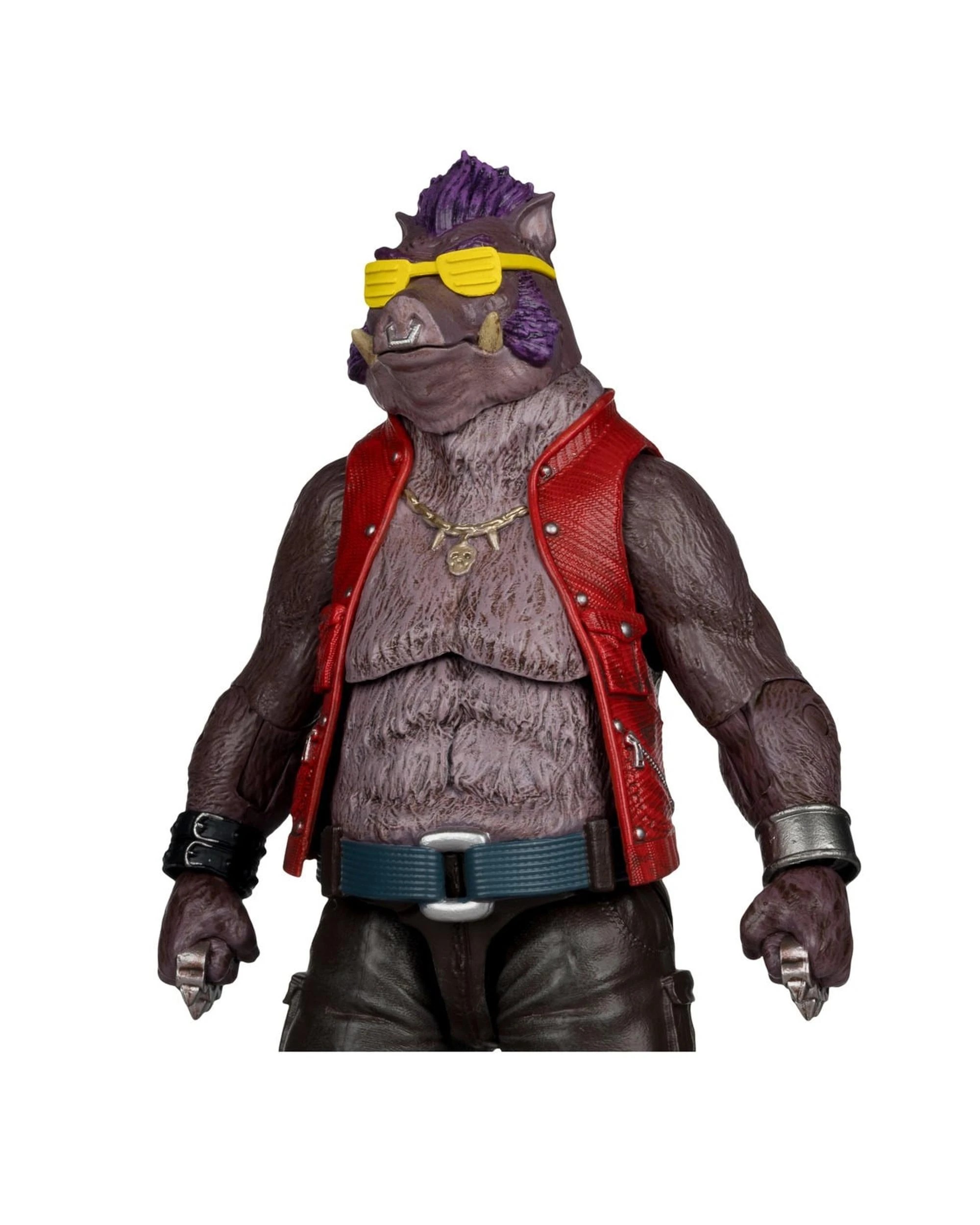6 McFarlane Page Punchers Teenage Mutant Ninja Turtles Micro-Series Villains Bebop 5 inch Action Figure with Comic, 6 of 6