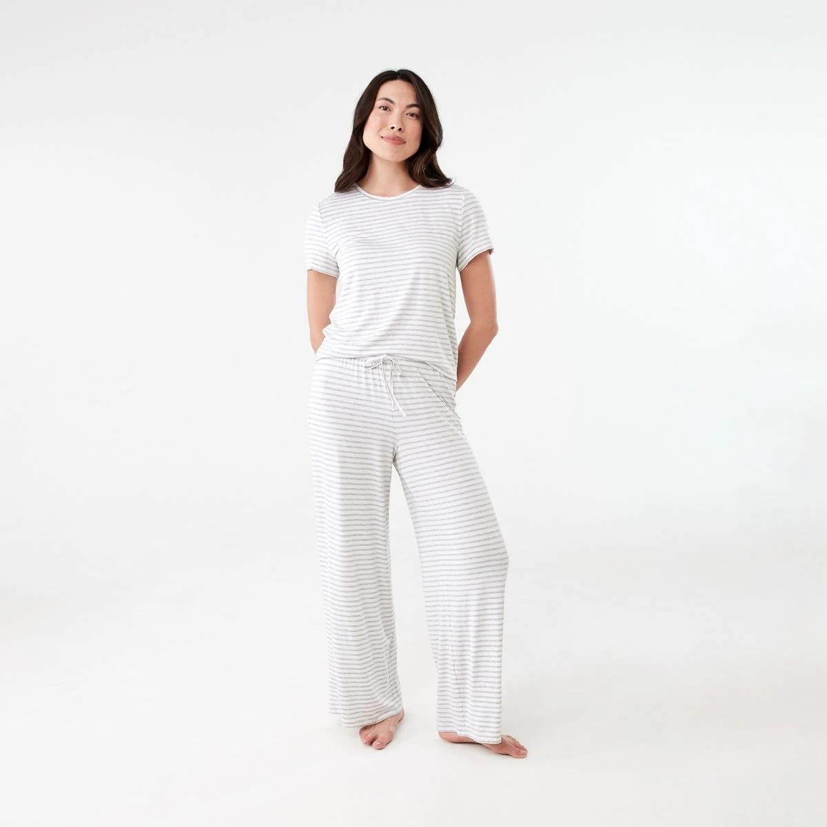 5 Viscose Pants MARLE STRIPE SILVER MARLE, 5 of 5