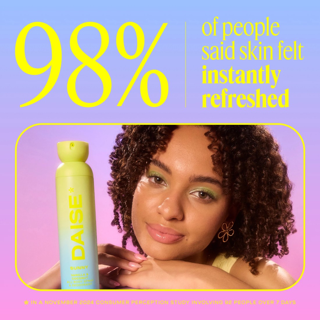 9 DAISE Sunny All Body Spray and Deodorant 120ml - Vanilla and Coconut Scent, 9 of 9