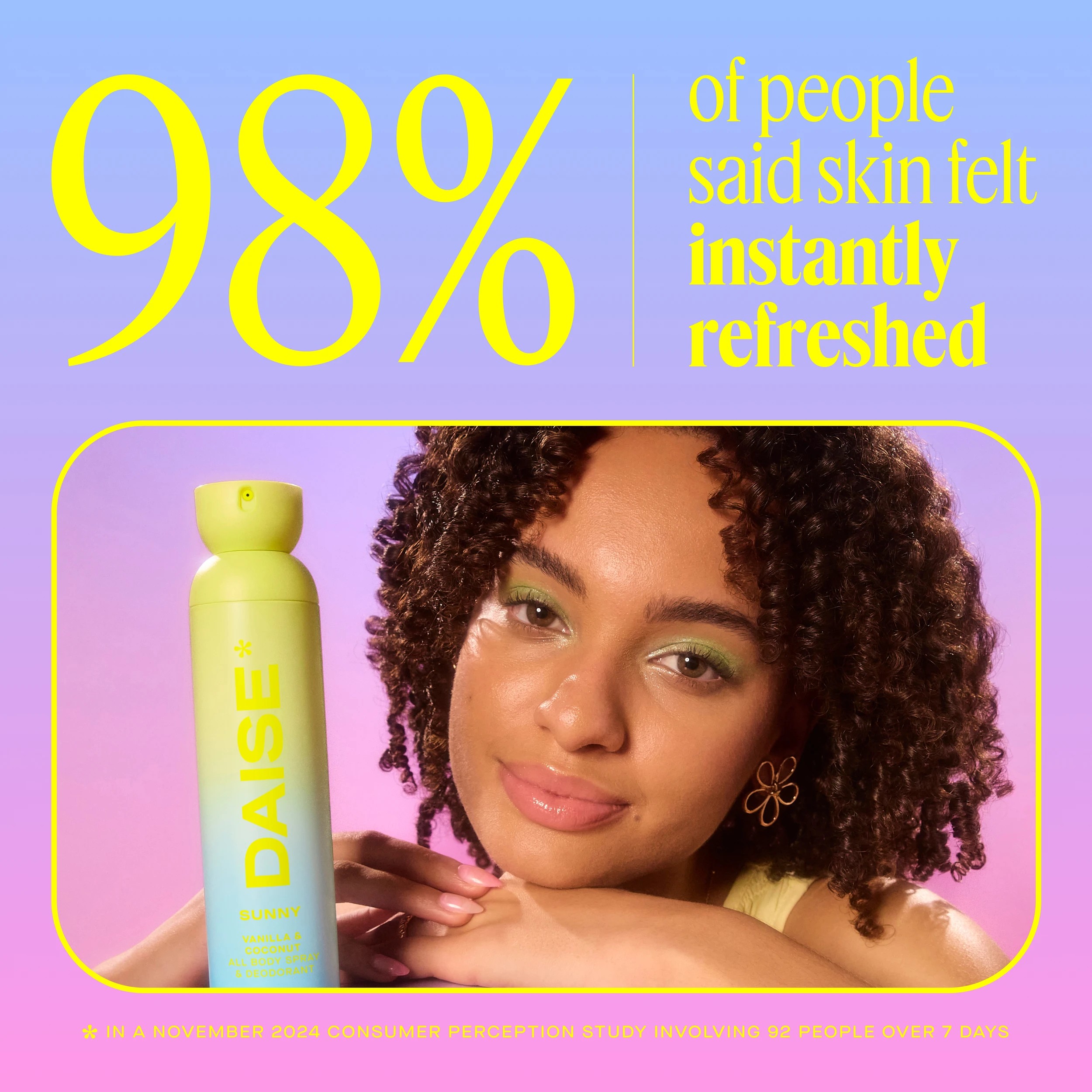 9 DAISE Sunny All Body Spray and Deodorant 120ml - Vanilla and Coconut Scent, 9 of 9