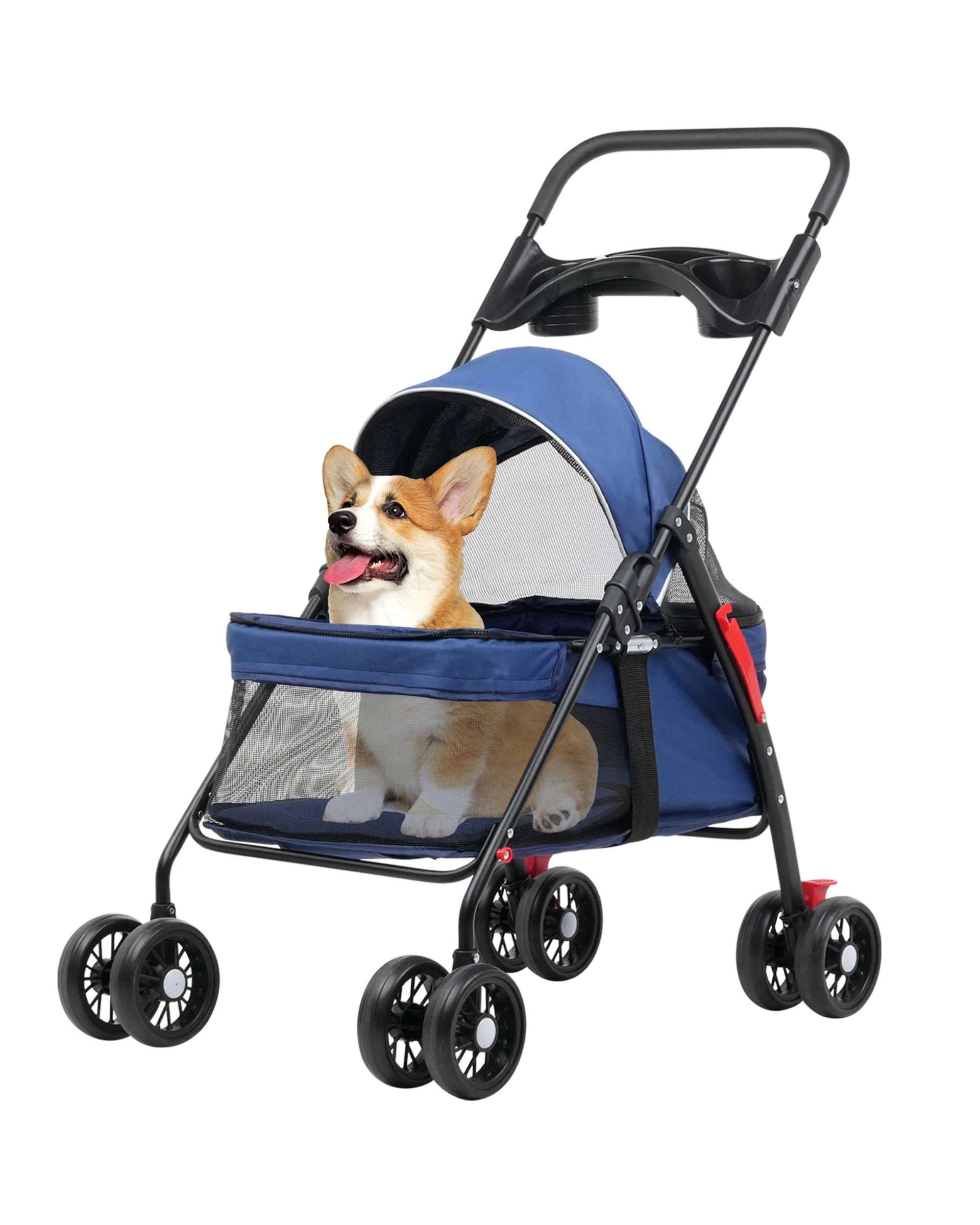 1 Advwin Pet Stroller Pram Dog Cat Carrier, 1 of 8