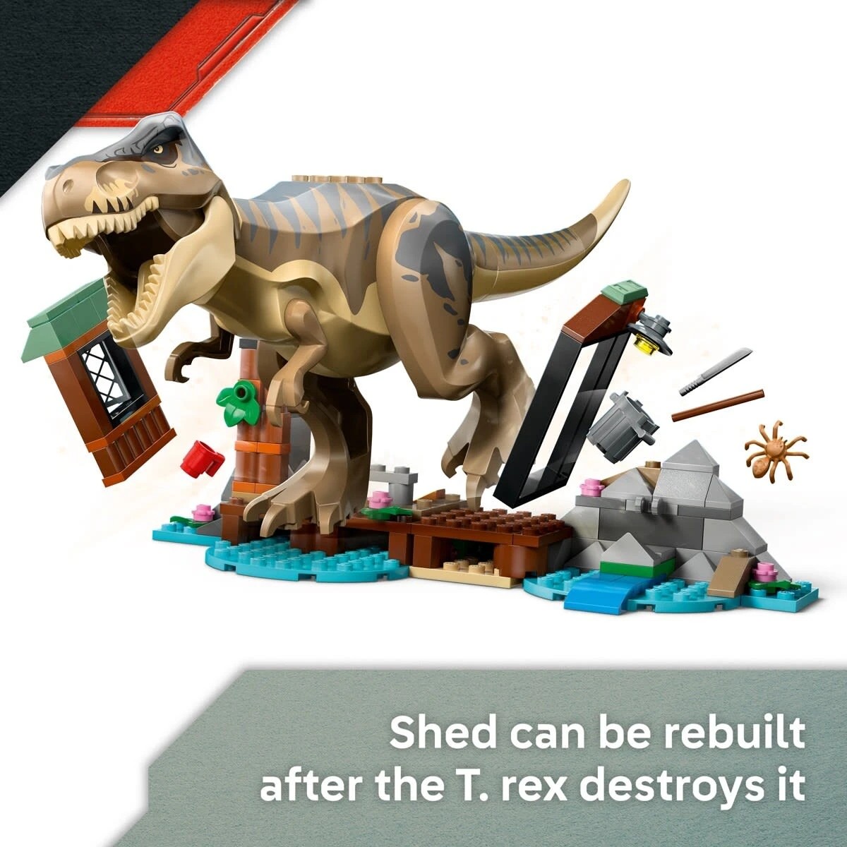 7 LEGO Jurassic World T. rex River Escape 76975, 7 of 10