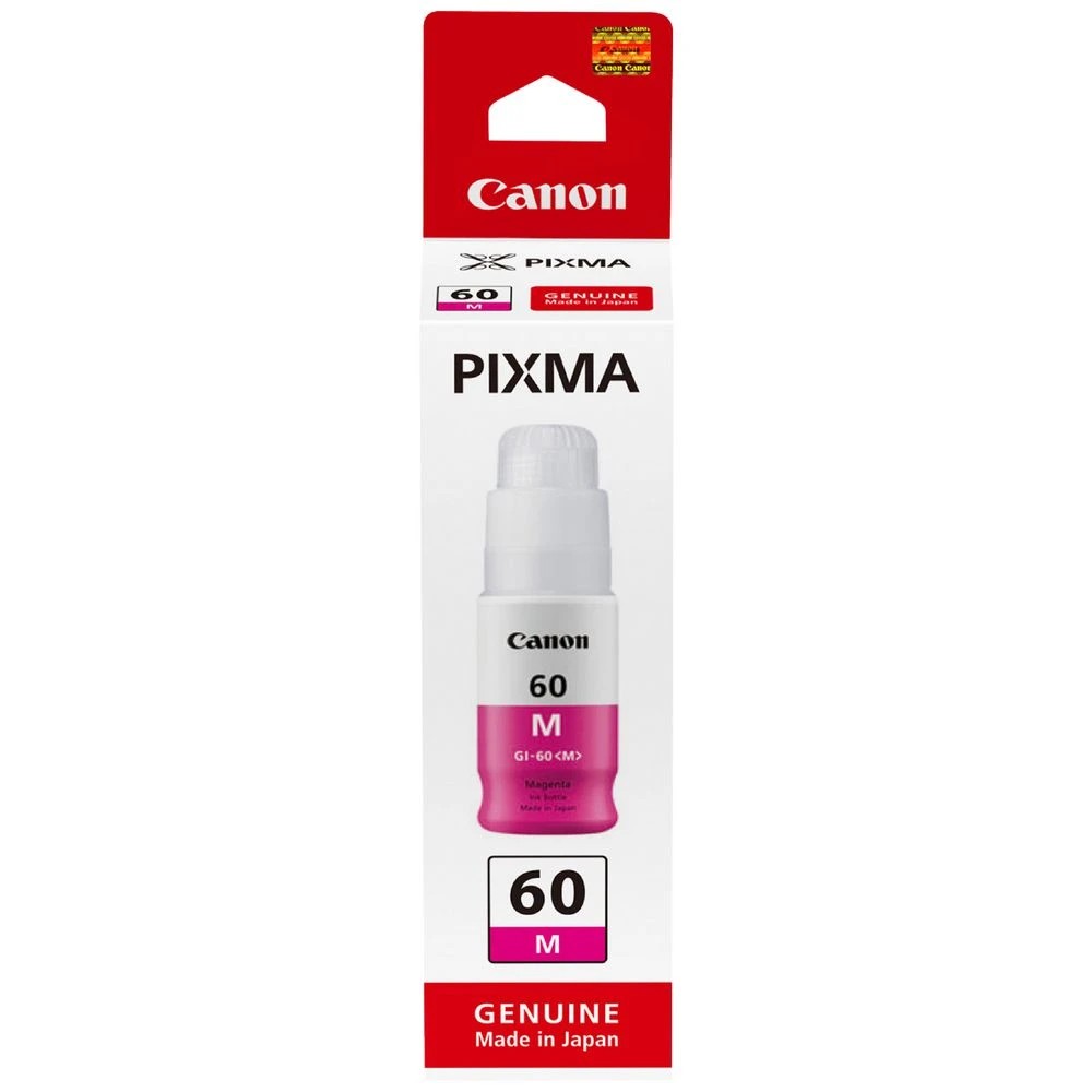 1 Canon 70mL MegaTank Ink Bottle Magenta GI 60, 1 of 2