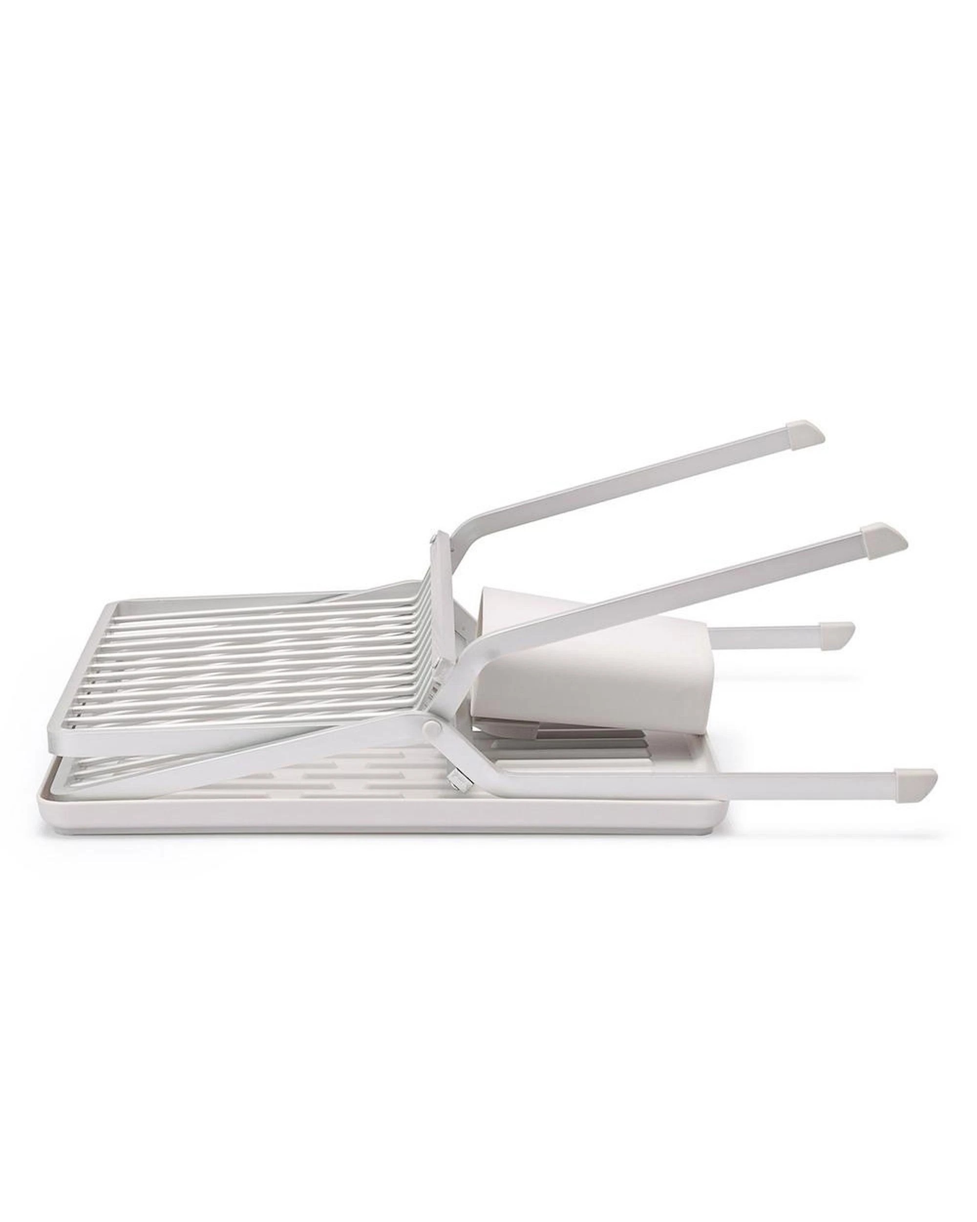 3 Brabantia Foldable Dish Drying Rack Light Grey, 3 of 6