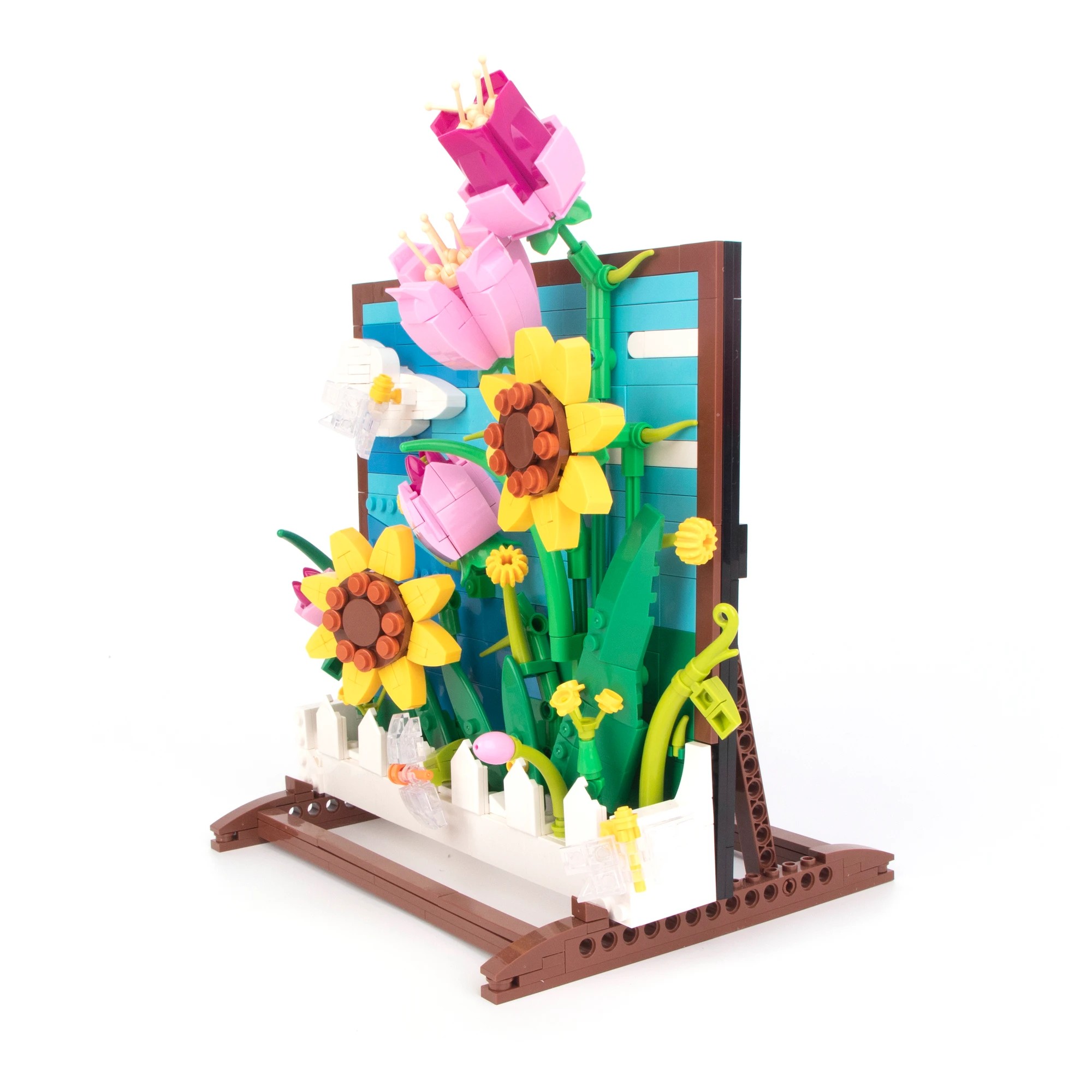 3 670 Piece Mini Blocks Flower Series: Flower Frame, 3 of 6