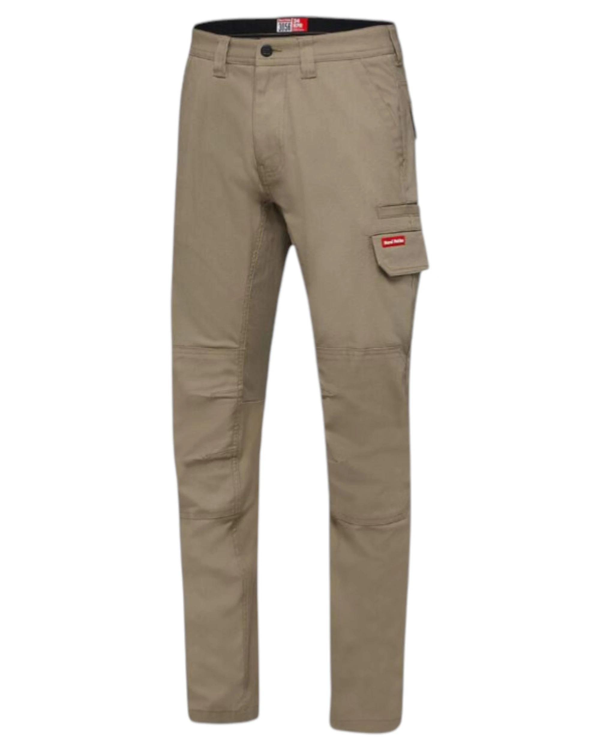 1 Hard Yakka Mens 3056 Stretch Canvas Cargo Pants Desert DESERT, 1 of 10