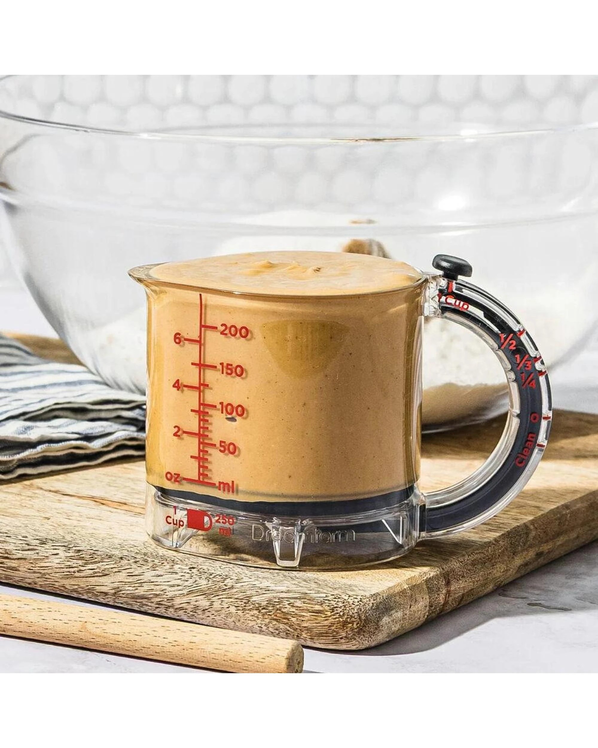 4 Dreamfarm UpCup Scrape Up Measuring Cup  1 Cup   250ml, 4 of 9