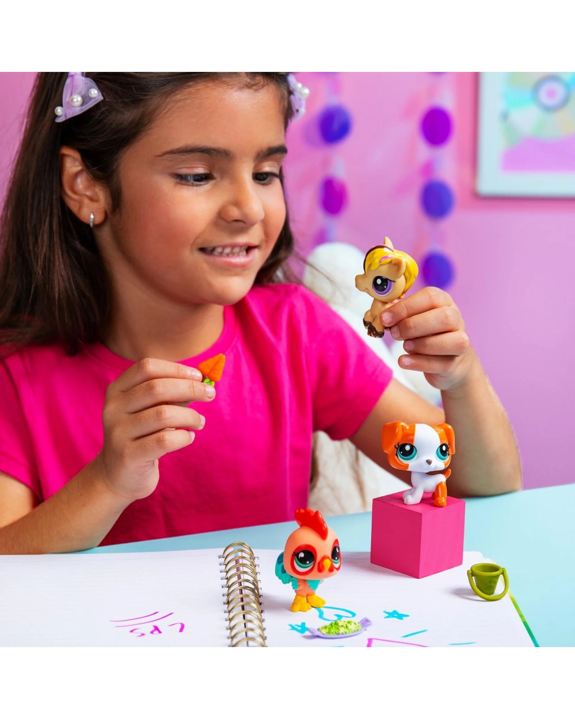 4 Littlest Pet Shop Trio In Tube Series 3 Barnyard Pets 3 Pack Figures, 4 of 5