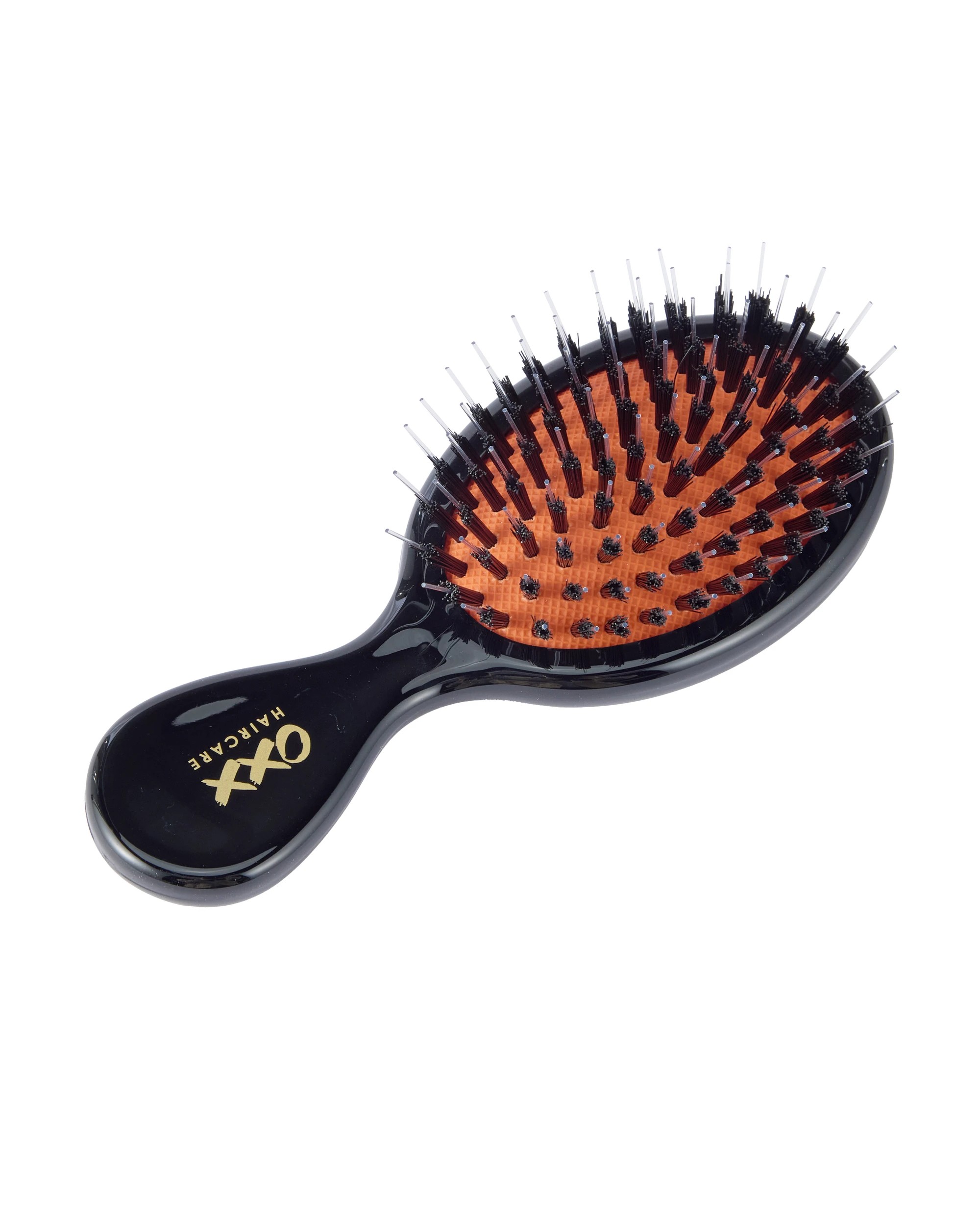 1 OXX Haircare Multi Bristle Brush - Black and Orange, 1 of 4