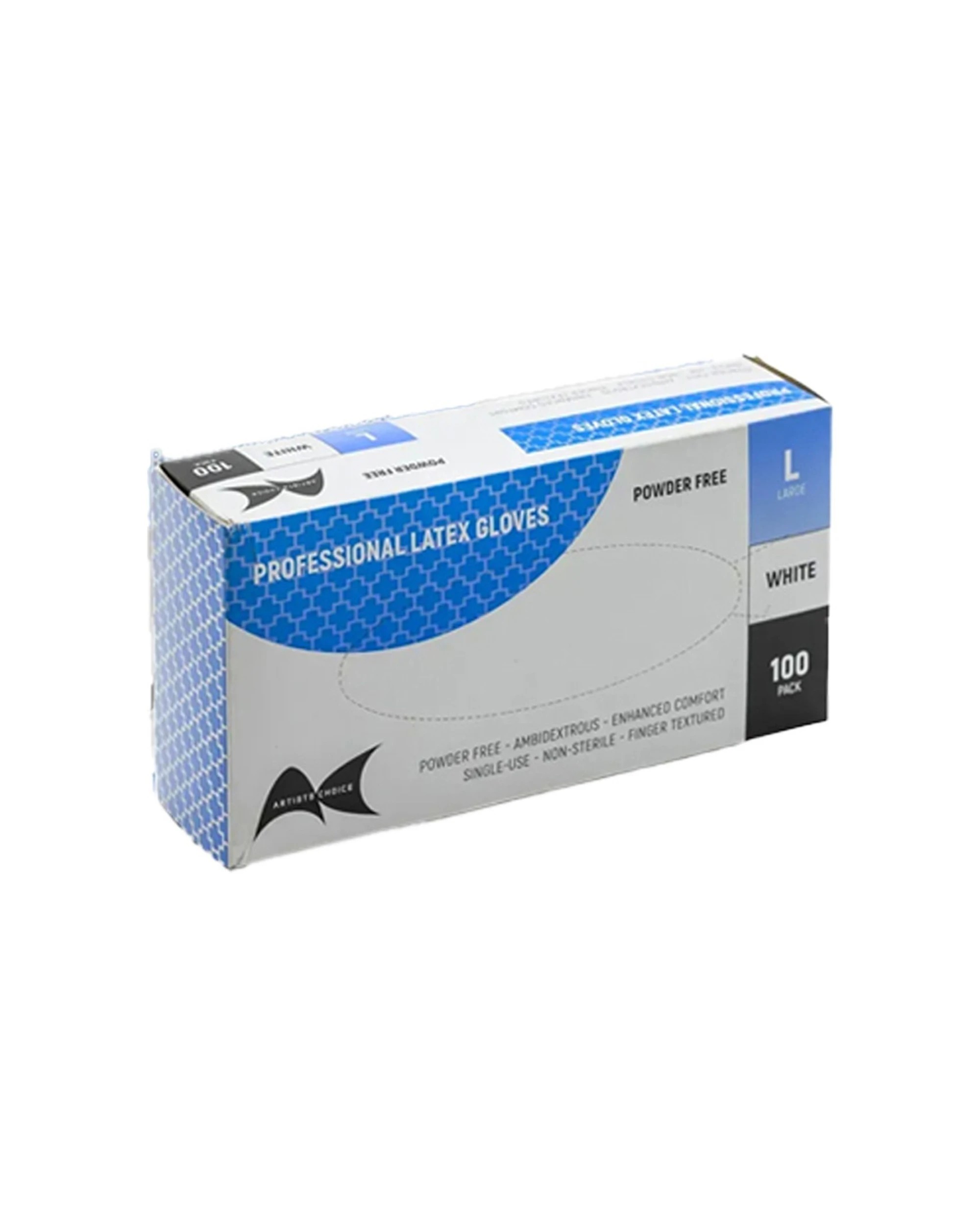 2 Artists Choice 3x 100pc Powderless Medical Food Grade Latex Gloves Large - Natural, 2 of 2