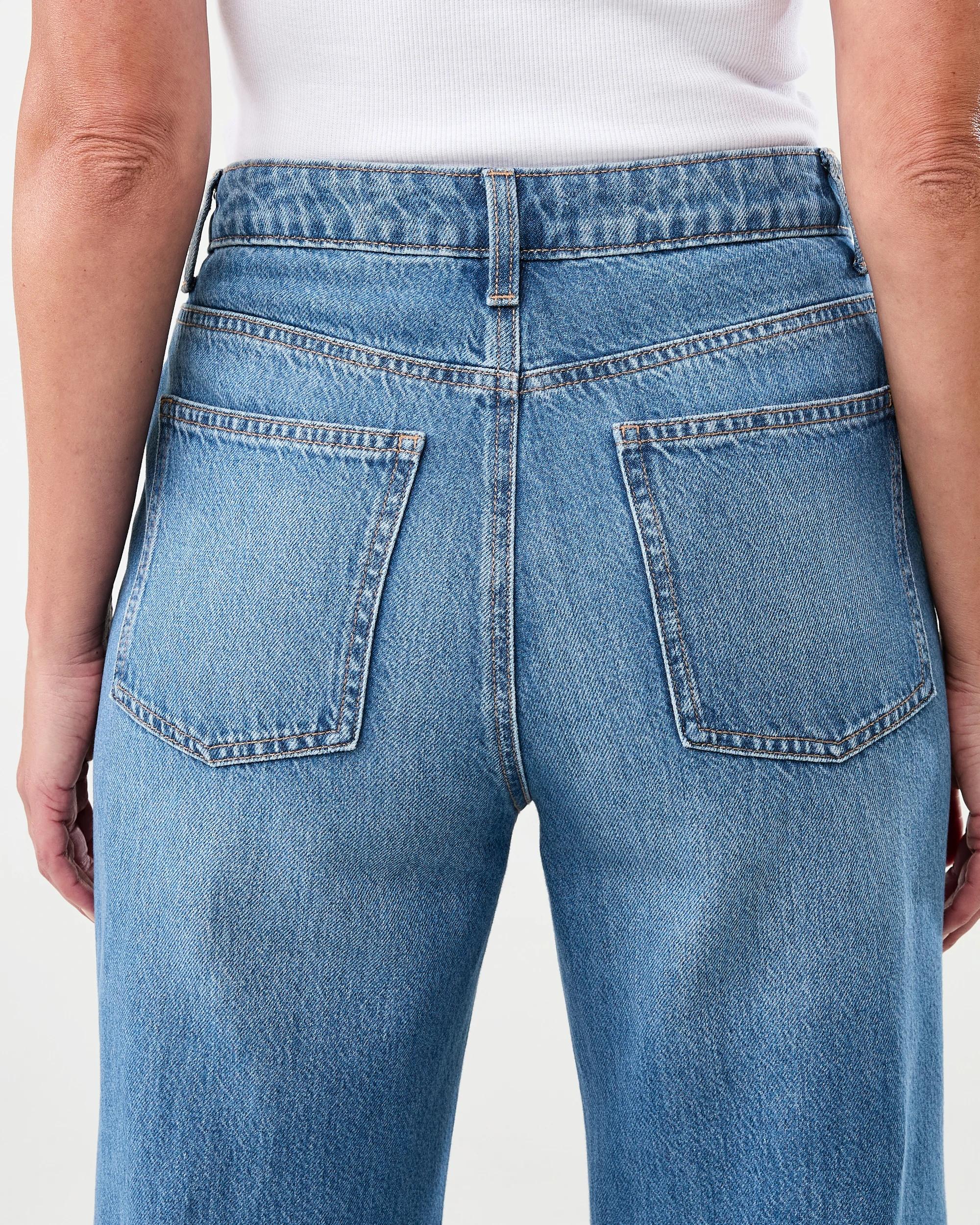 8 Straight Leg Jeans Mid Wash, 8 of 9
