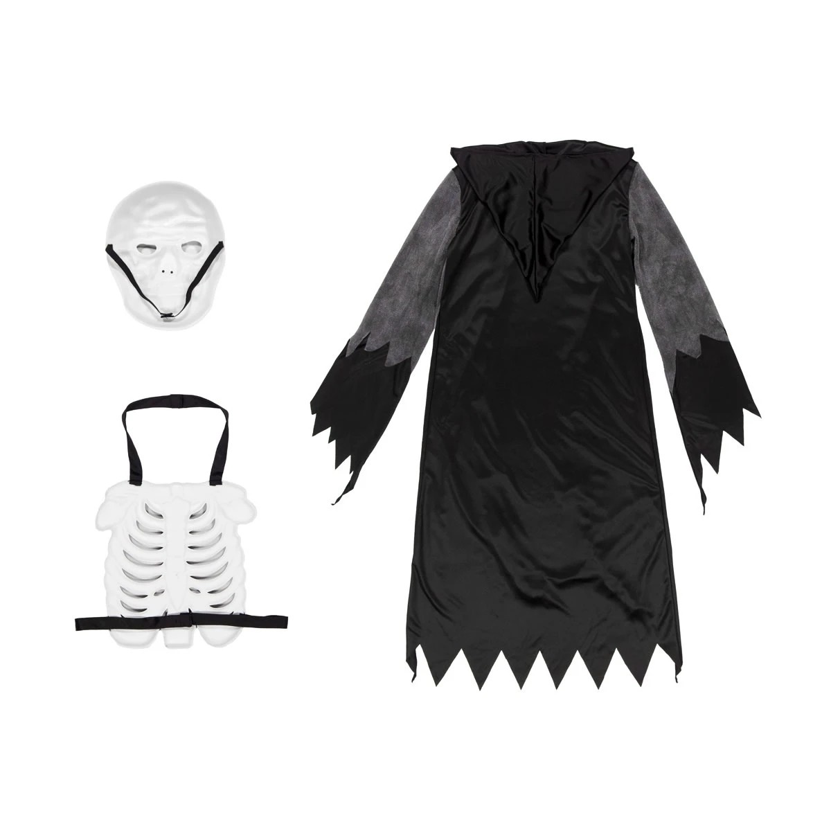 3 3 Piece Skull Reaper Costume - Ages 12+, 3 of 6
