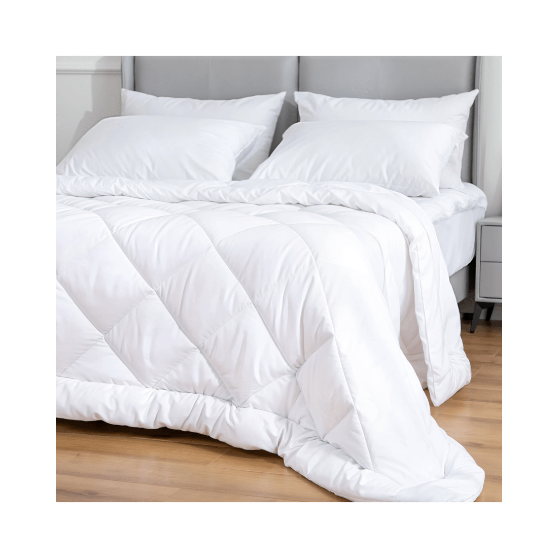 6 Hacienda Microfiber/Bamboo Blend, Hypoallergenic & Antibacterial Quilt - Single
 - Single Bed, 6 of 7
