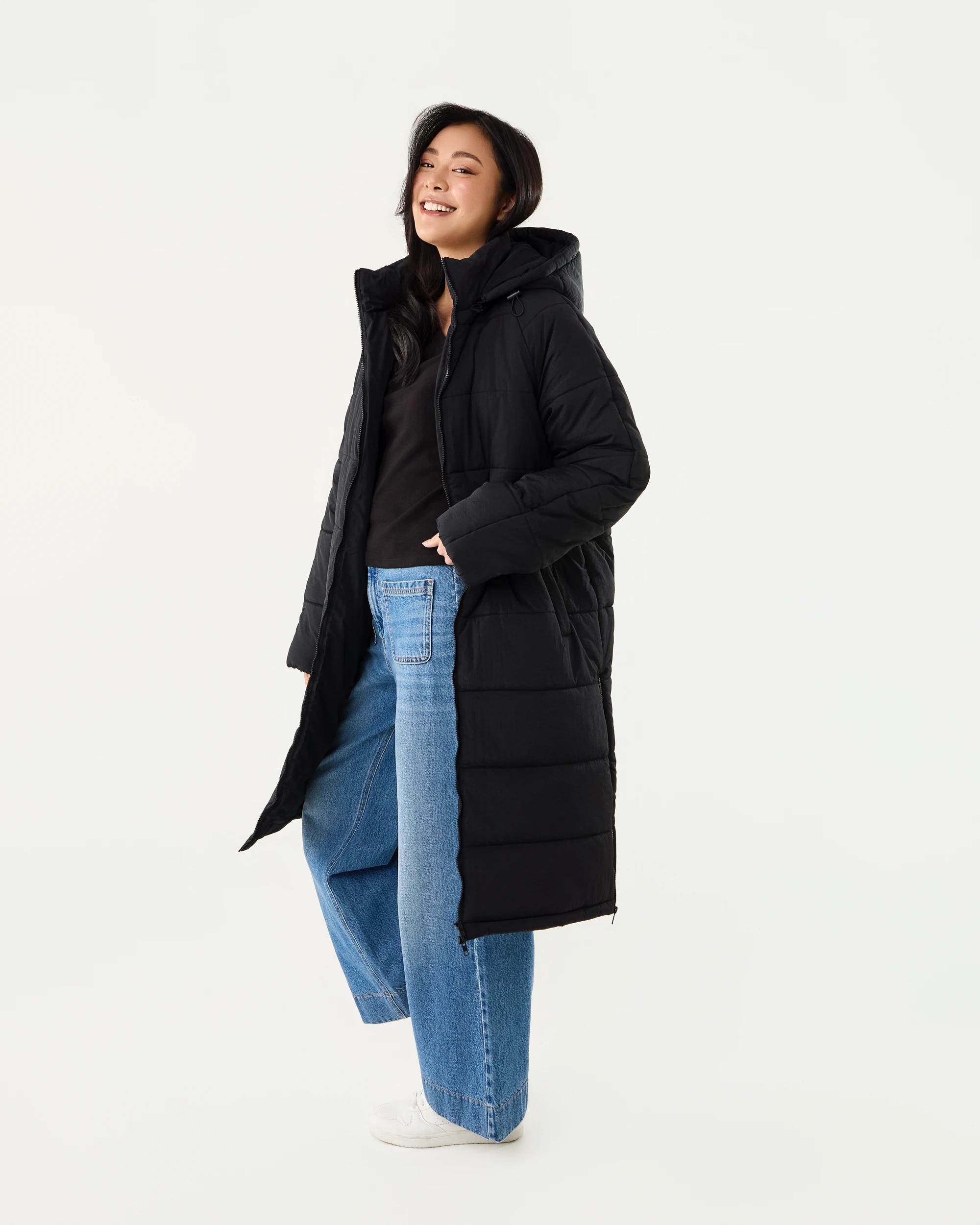 3 Hybrid Puffer Jacket Black, 3 of 9