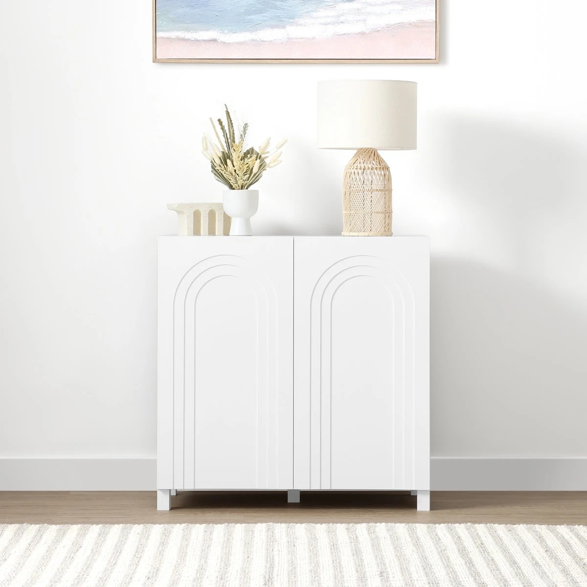 1 Carter Arch Cabinet with Adjustable Shelf, 1 of 10
