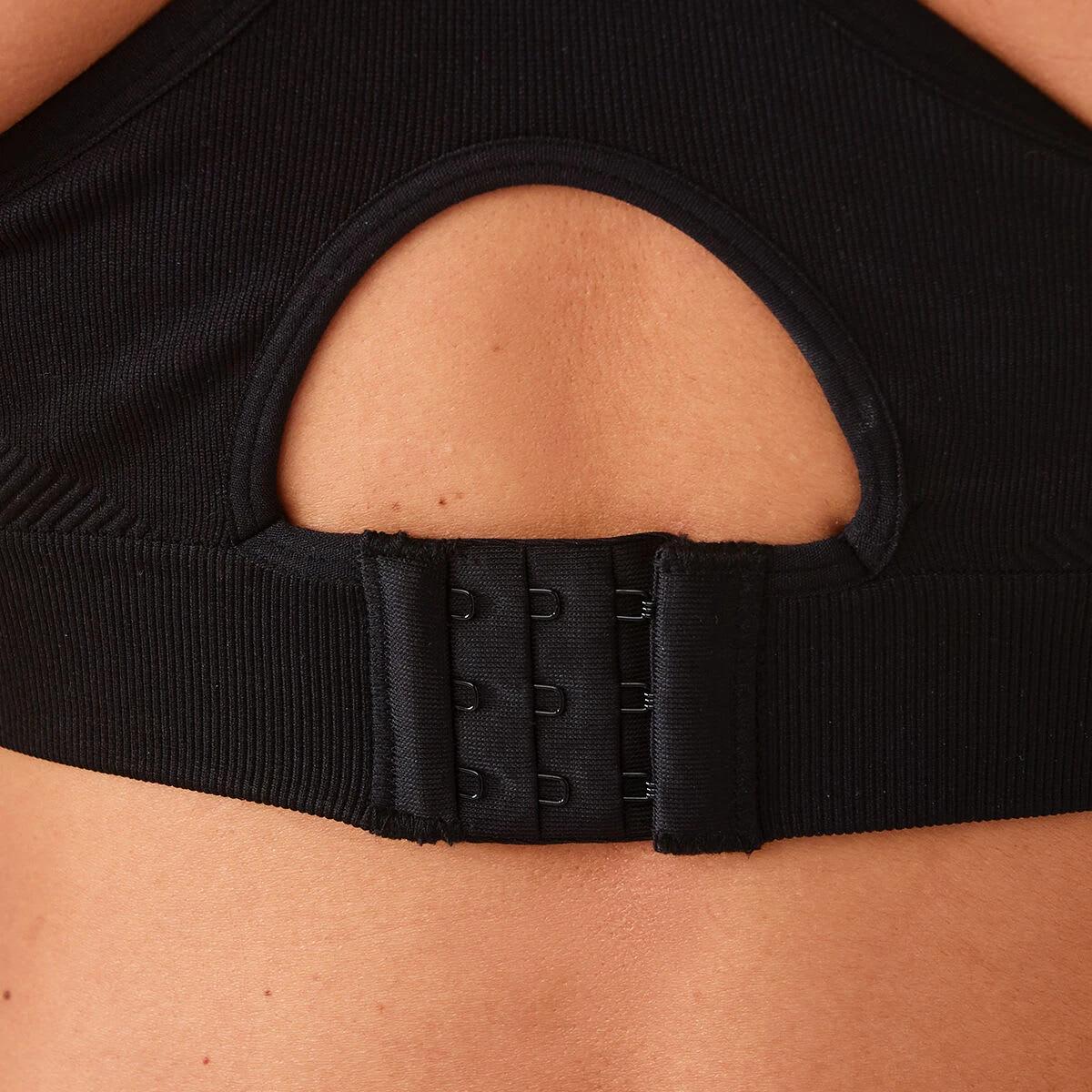 9 2 Pack Sports Medium Support Seamfree Crop BLACK, 9 of 9