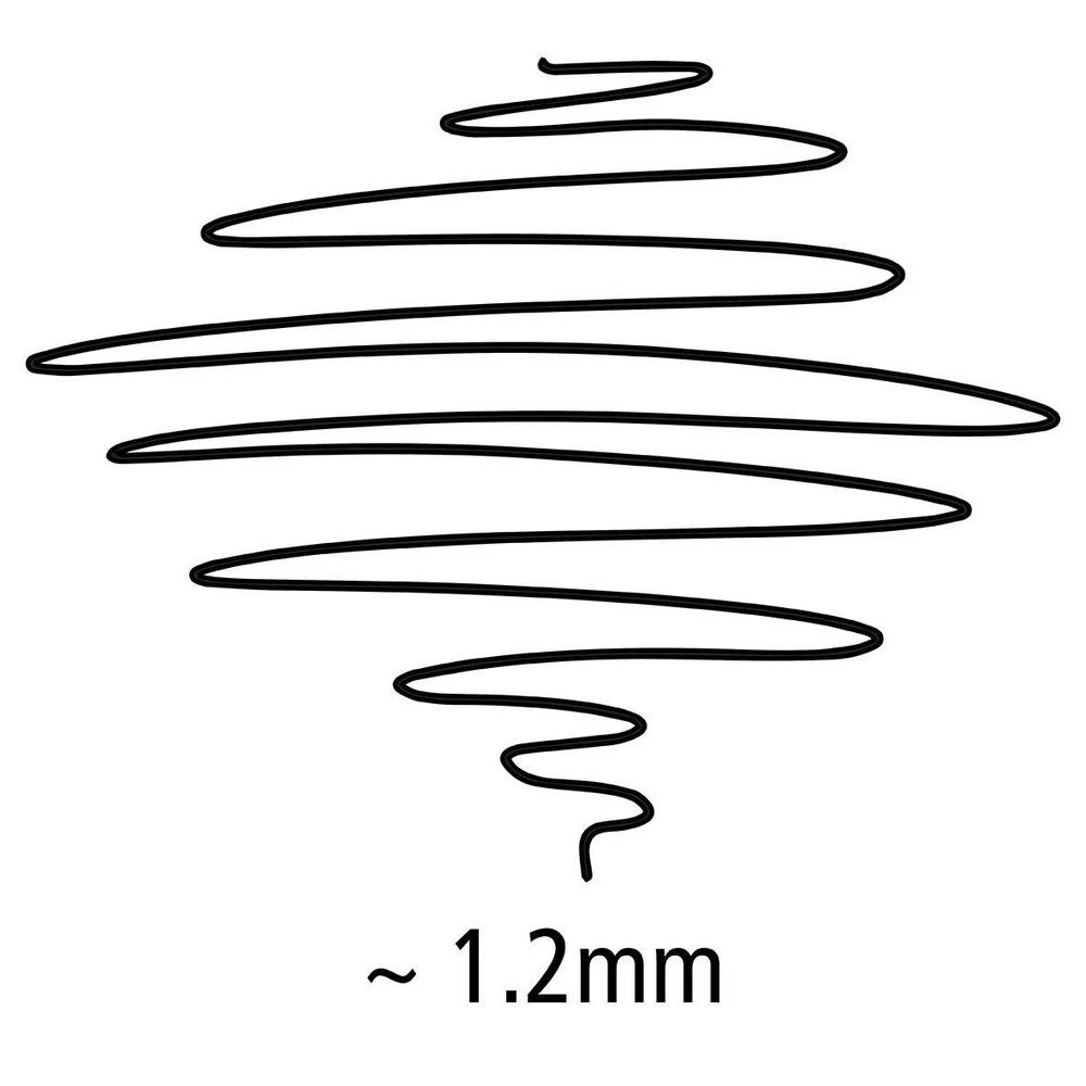 3 Staedtler Pigment Liner 1.2mm Black, 3 of 3