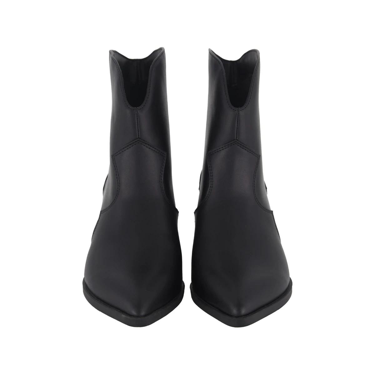 2 Western Block Heel Boots Black, 2 of 4