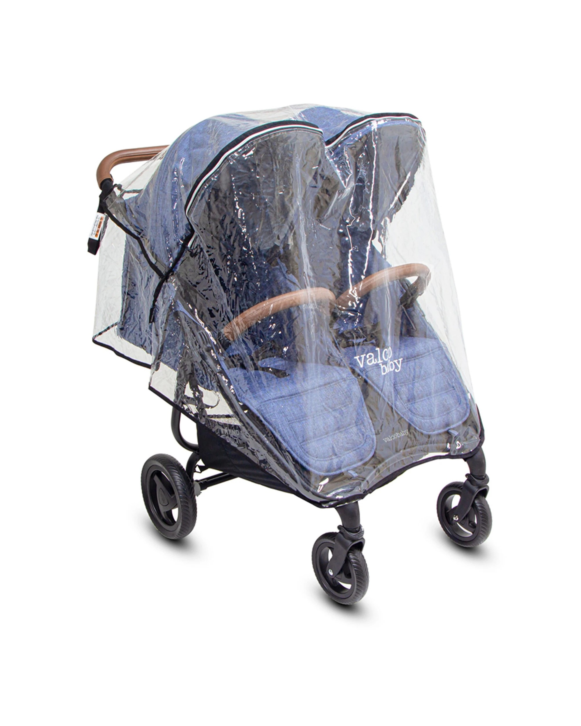 7 ValcoBaby Stroller Pram Wind Rain Cover PVC Zip For Snap Duo Elite Trend - Clear, 7 of 7
