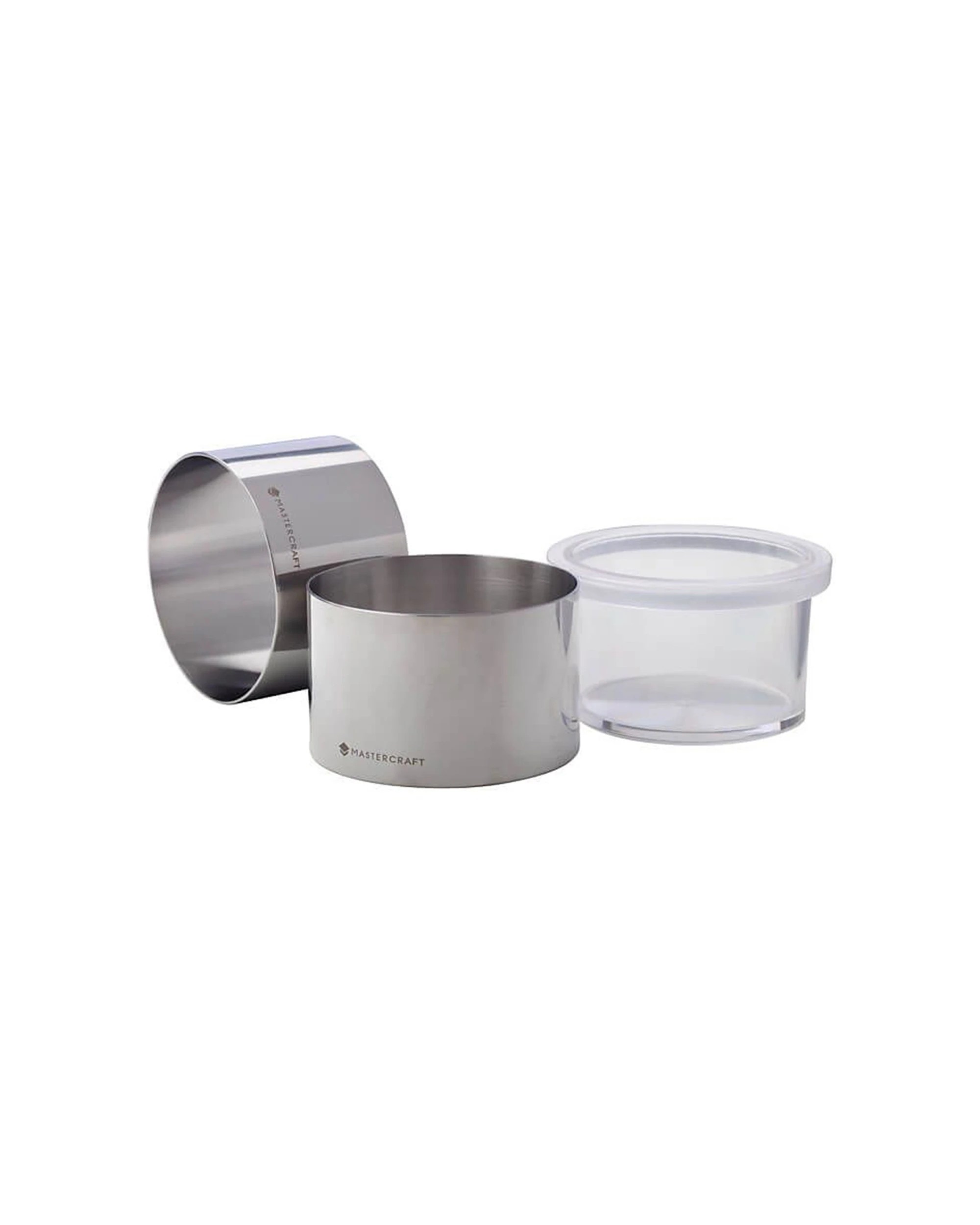 1 Mastercraft Cooking Rings Pusher High Quality Durable Food Preparation 8cm - Silver, 1 of 4