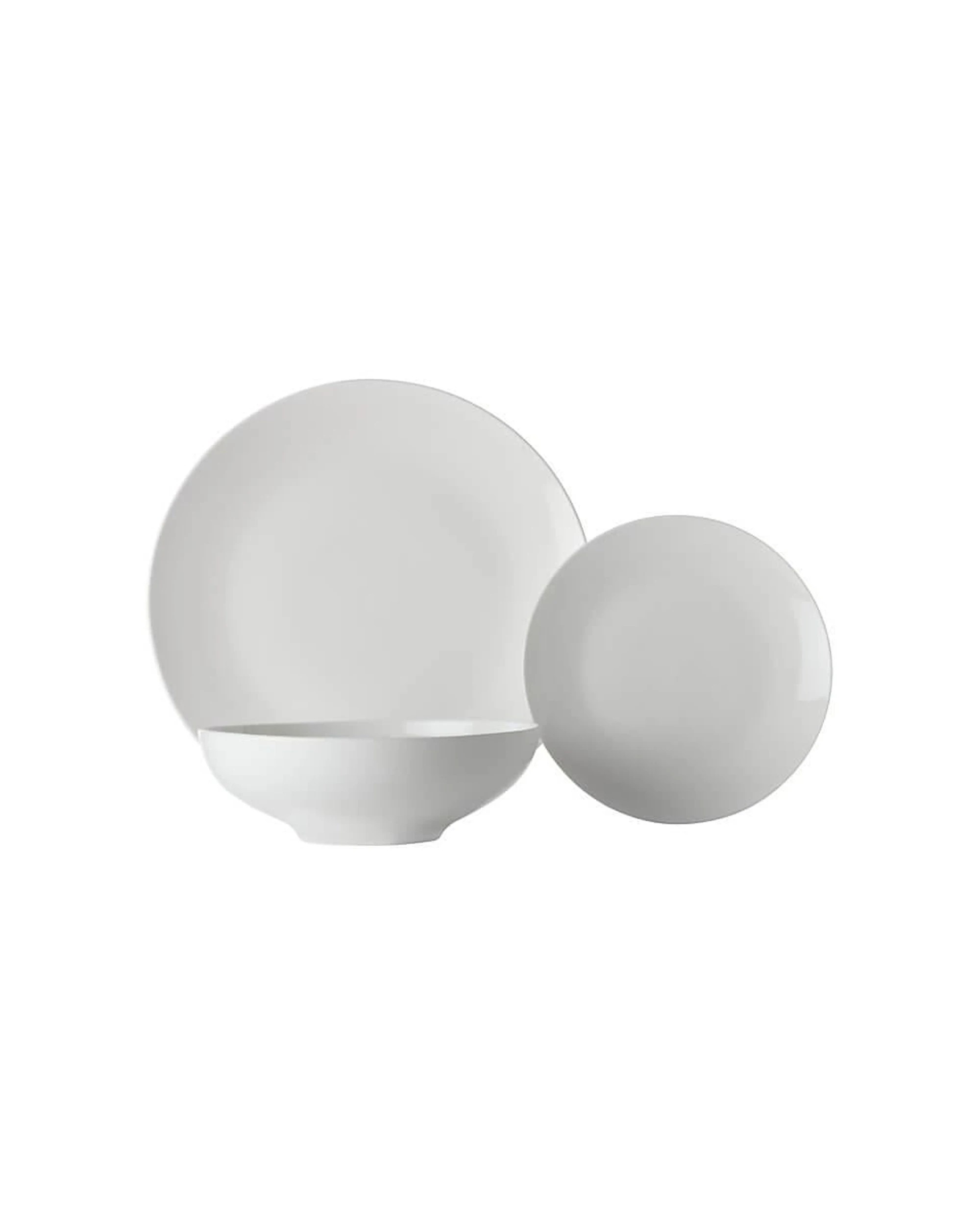 2 Maxwell & Williams 12pc Tribeca Coupe Porcelain Dinnerware Set Tableware
 - White, 2 of 3