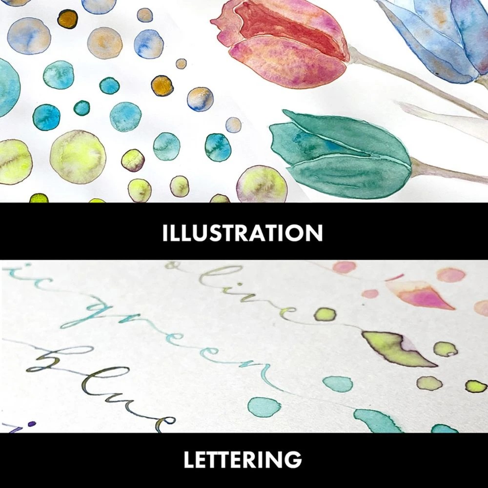 8 Kuresake Gansai Tambi Granulating Watercolours 5 Pack, 8 of 10