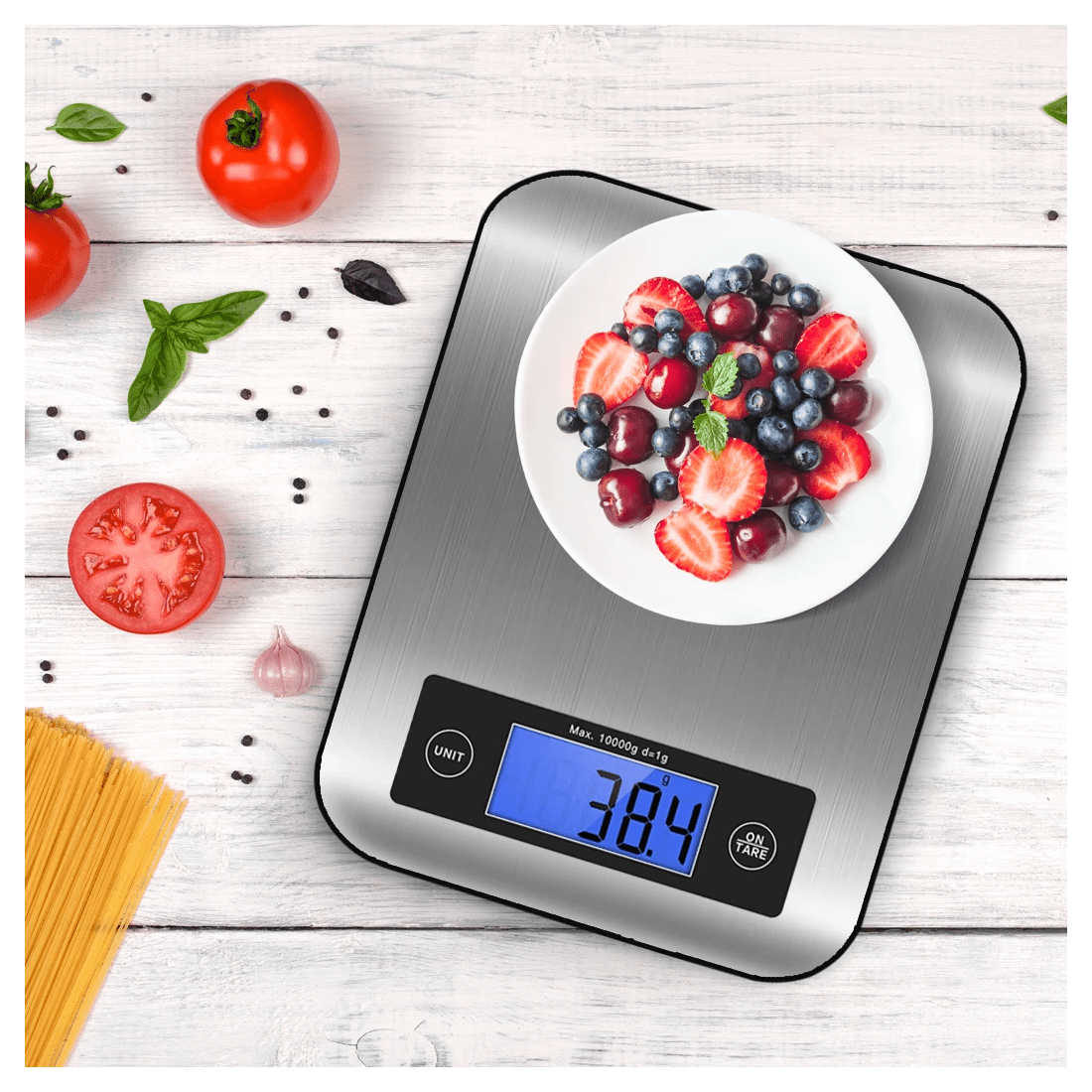 7 Digital Kitchen Food Scales 10kg LCD Electronic Balance Weight Postal Scale, 7 of 8