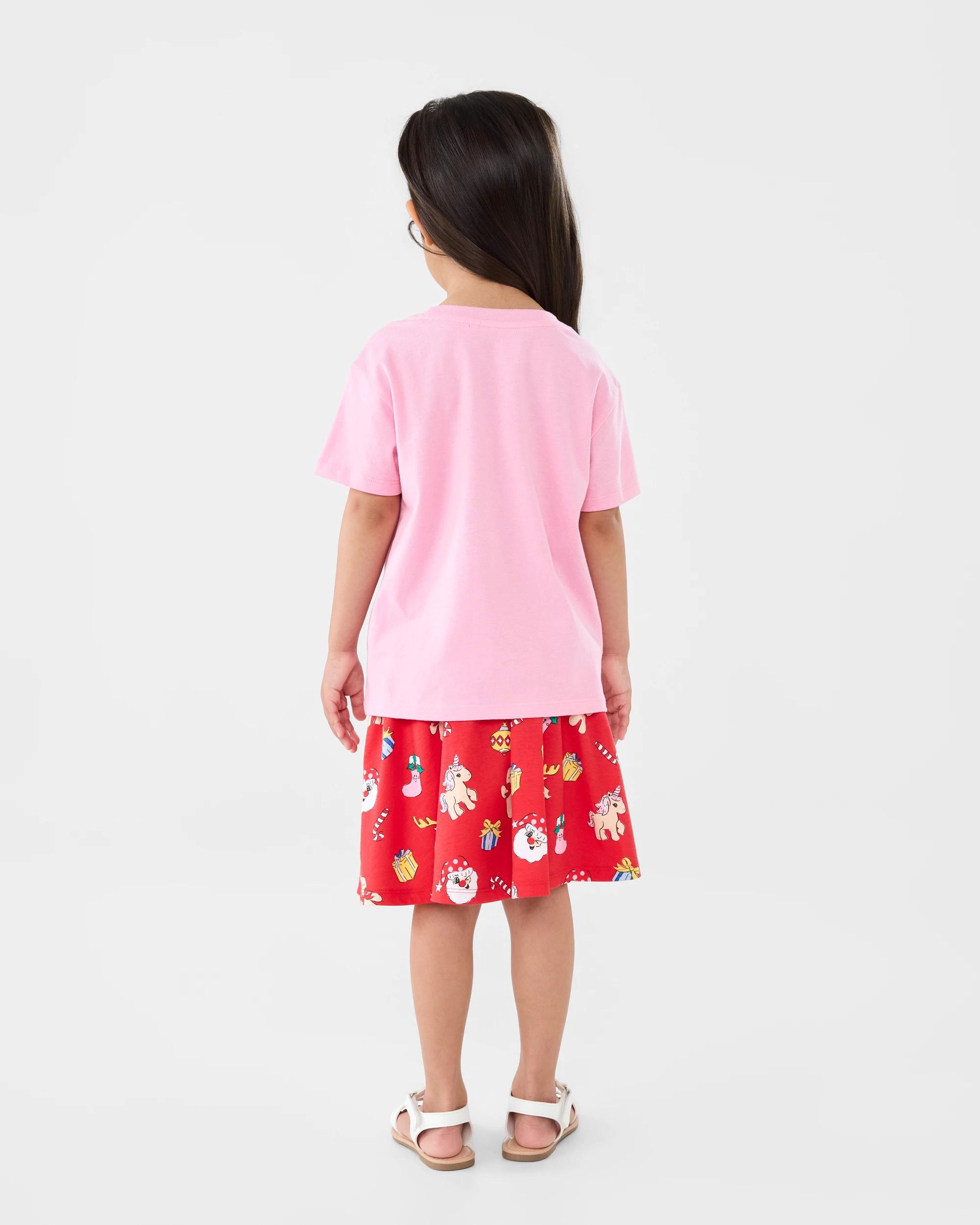 6 Christmas Print T-shirt Pnk Chrctr, 6 of 6