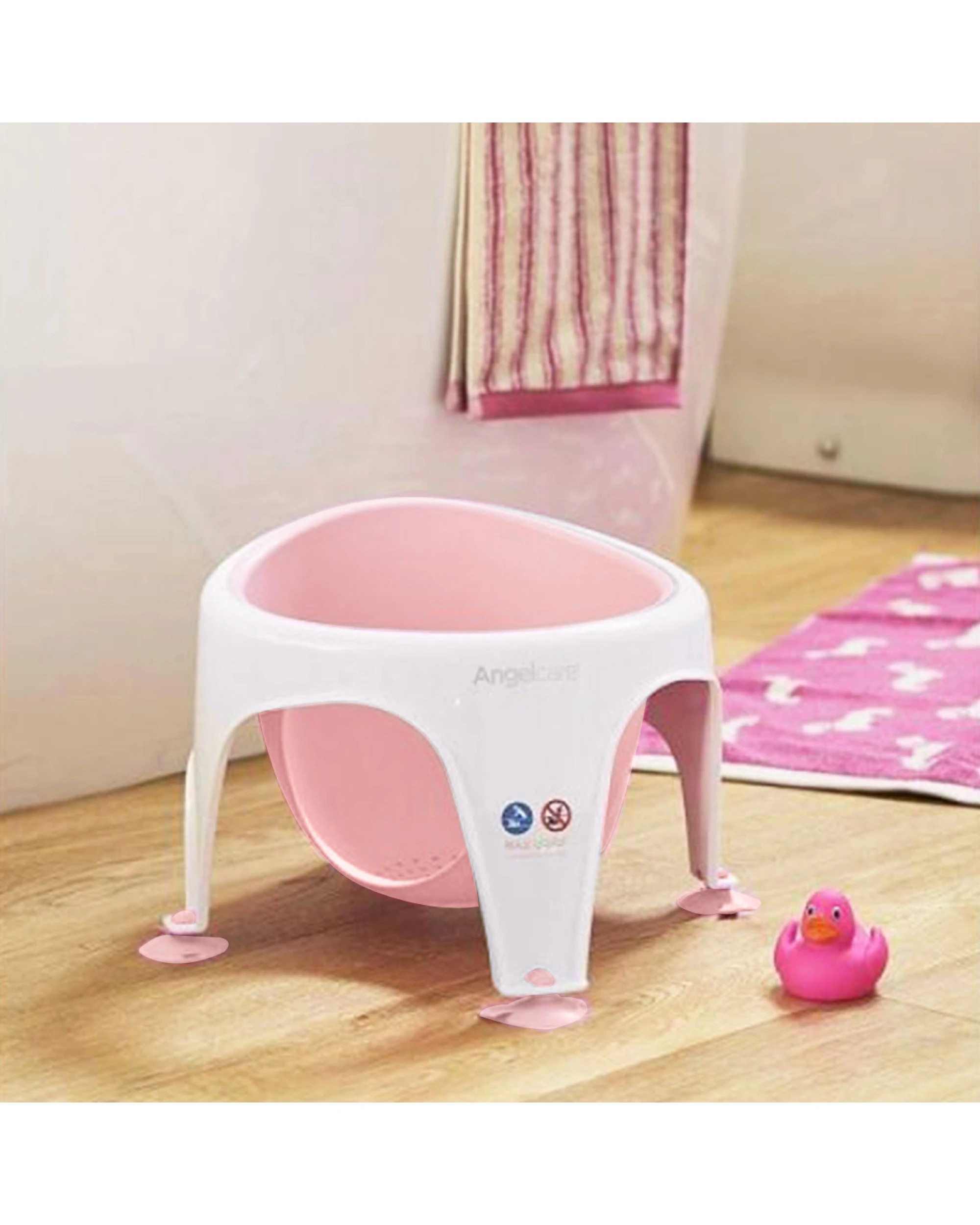5 Angelcare Ac587 Baby Bath Soft Touch Ring Seat - Pink, 5 of 5