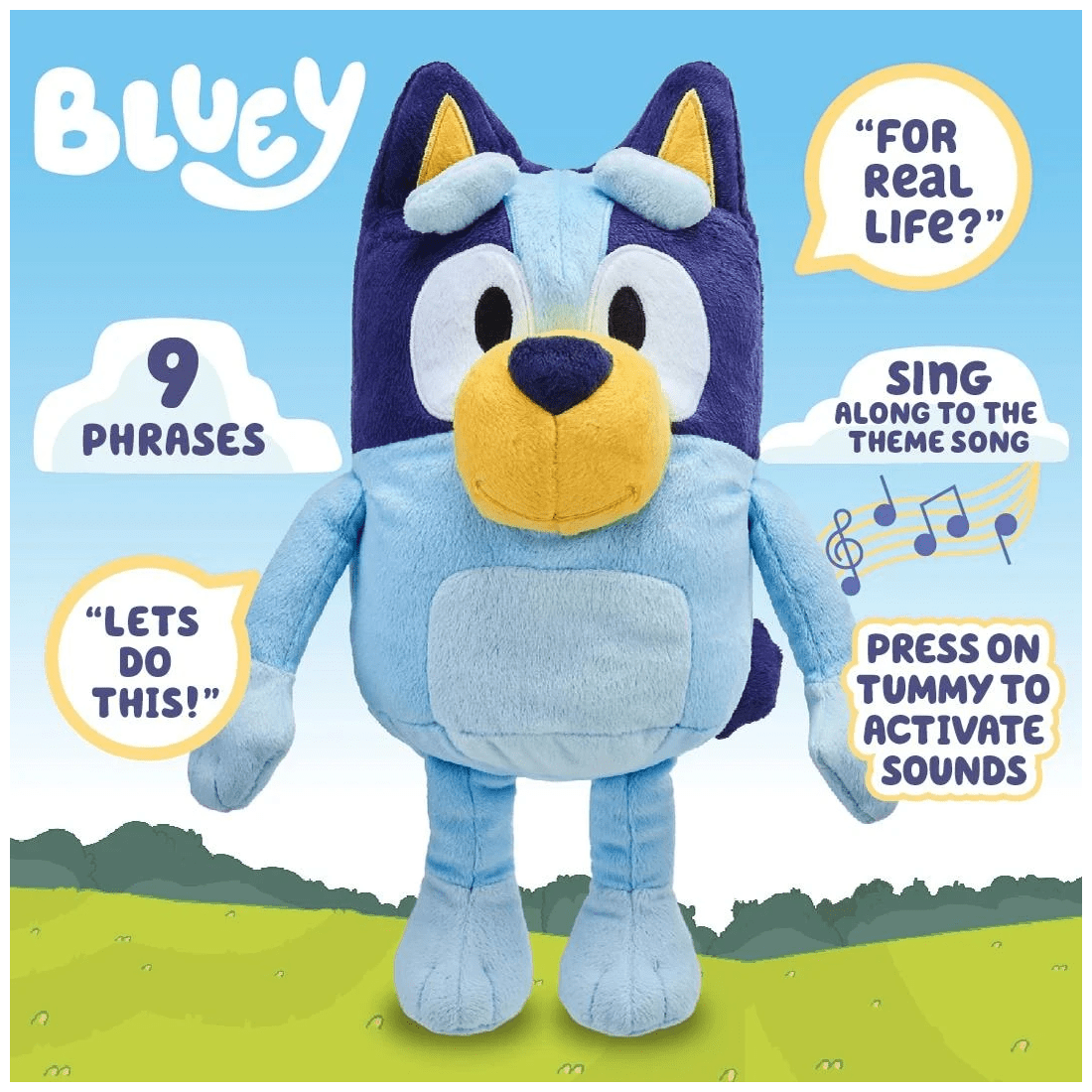 8 Bluey's Talking Bluey Plush Toy, 8 of 9