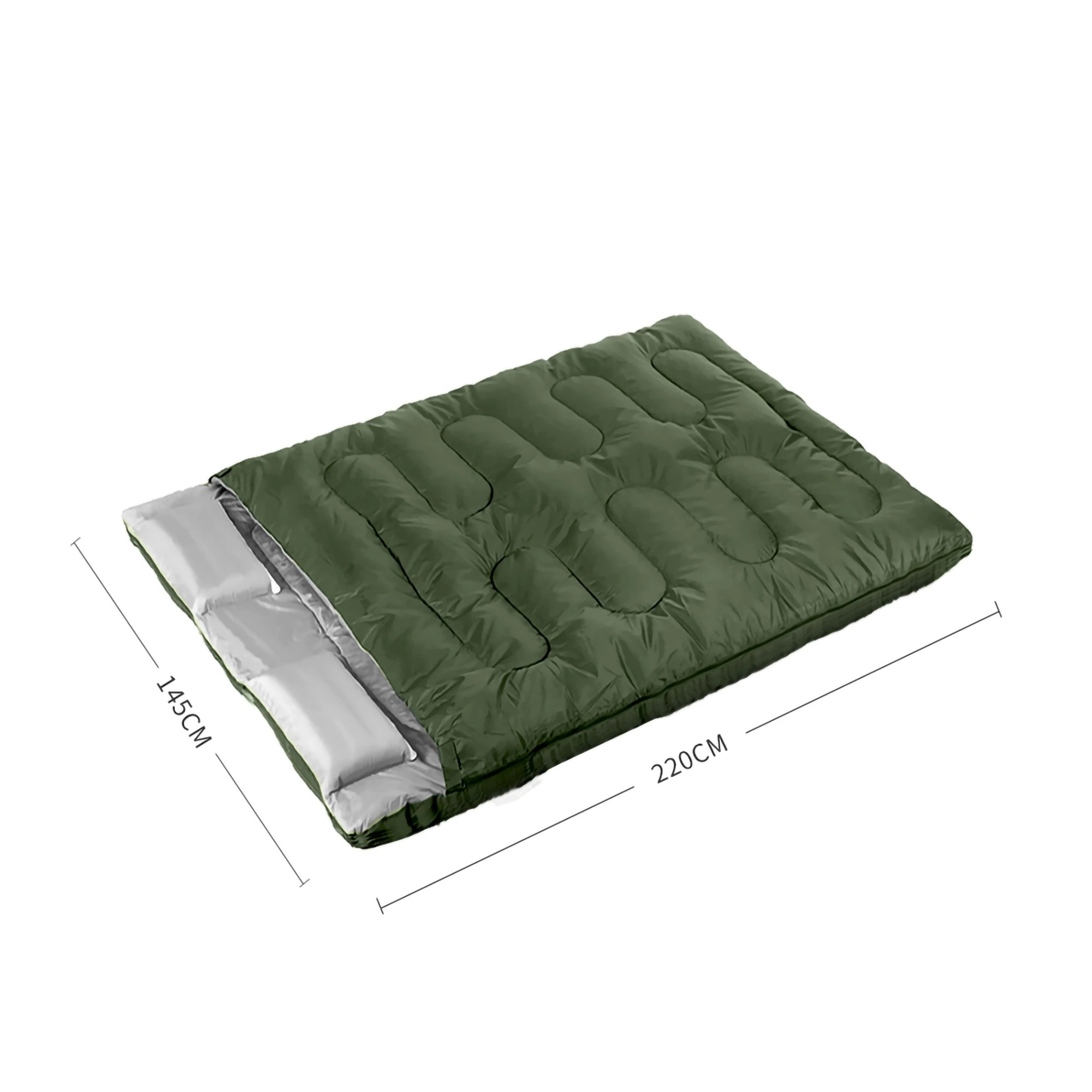 3 Mountview Sleeping Bag Double Bags Outdoor Camping Thermal 0℃-18℃ Hiking Tent, 3 of 6