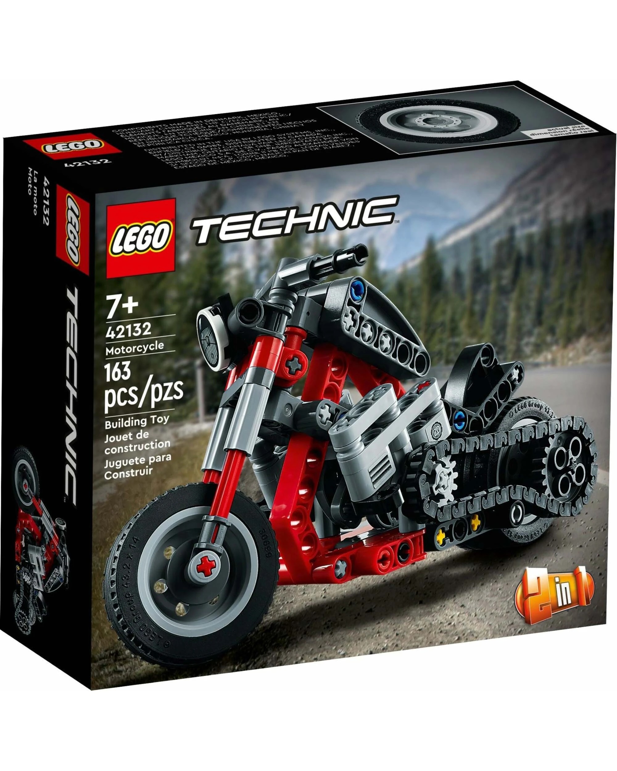1 LEGO Technic 42132 : Motorcycle, 1 of 5