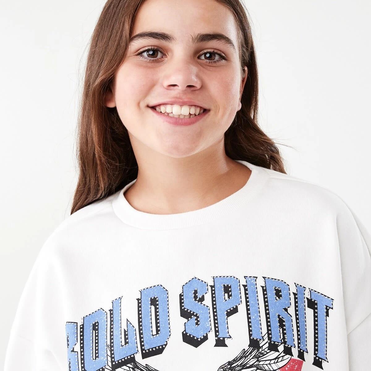 3 Crew Neck Sweatshirt B Spirit, 3 of 8