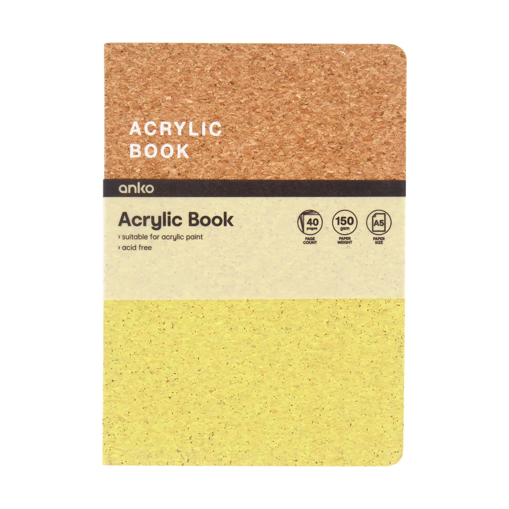 1 A5 Acrylic Book - Yellow, 1 of 6