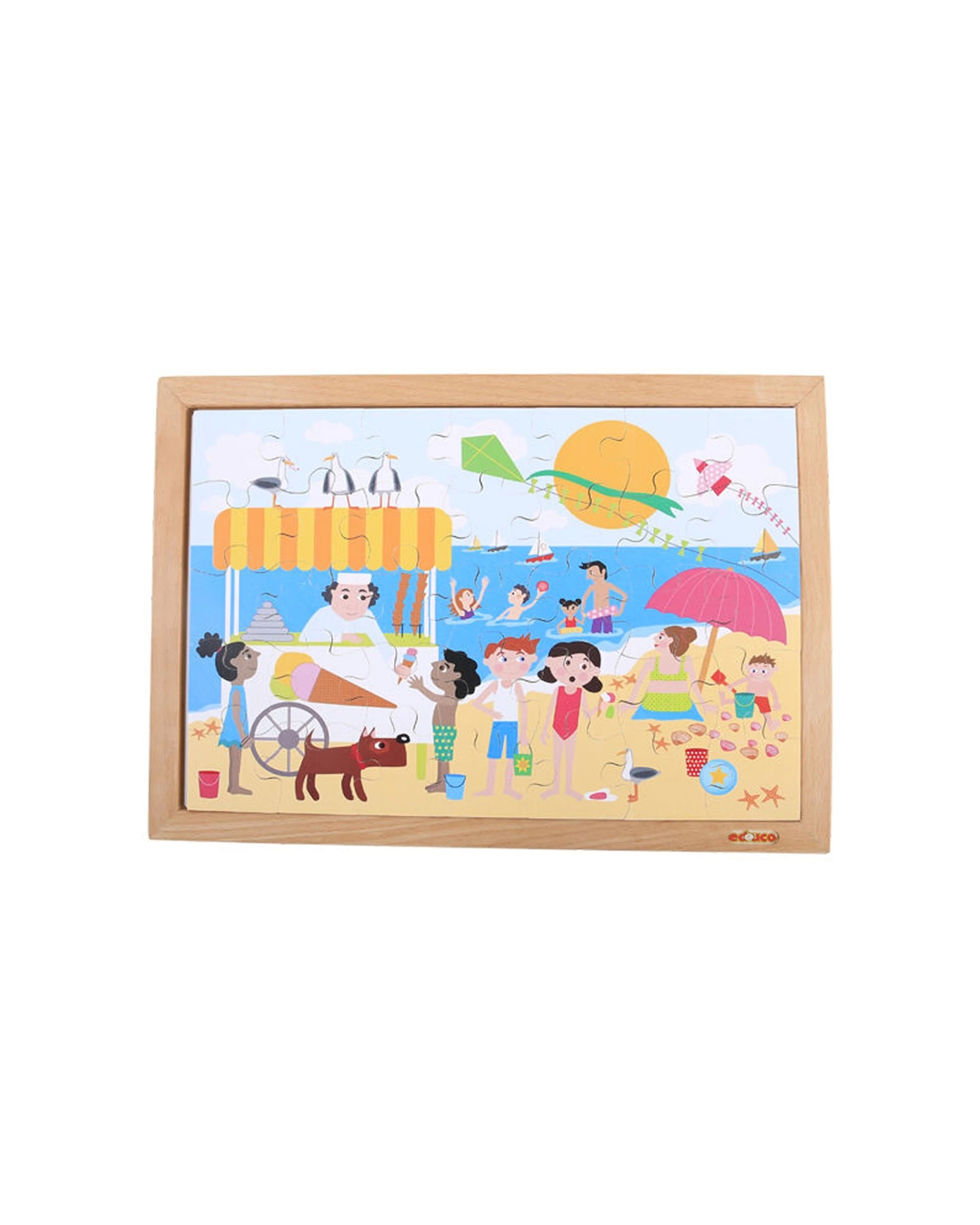 2 Educo Math Puzzle Addition Up To 12 Educational Wooden 40Cm X 28.5Cm Ages 3 - Multi, 2 of 3