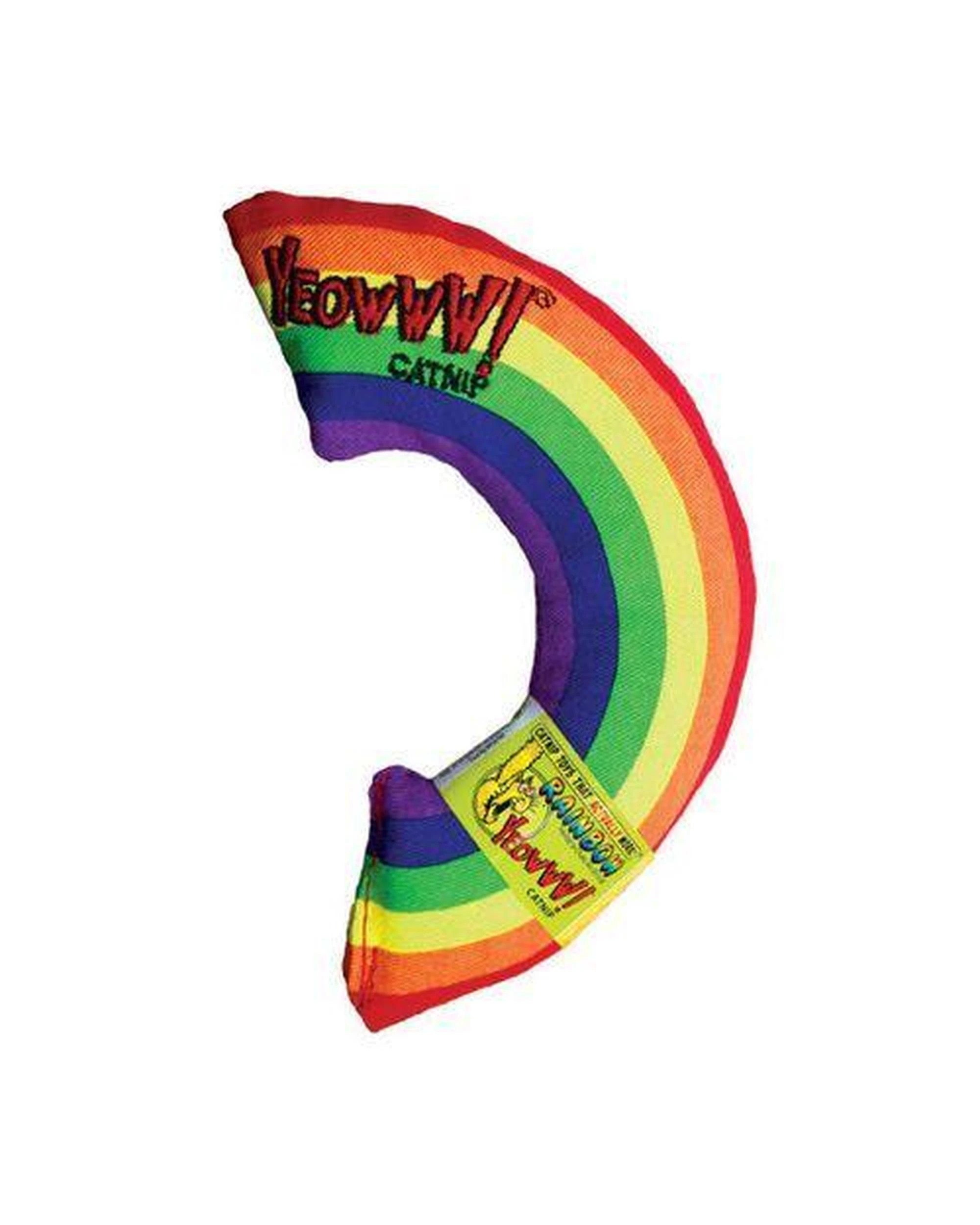 2 Yeowww Rainbow Catnip Filled Durable Cotton Twill Cat Toy 6 Inch, 2 of 2