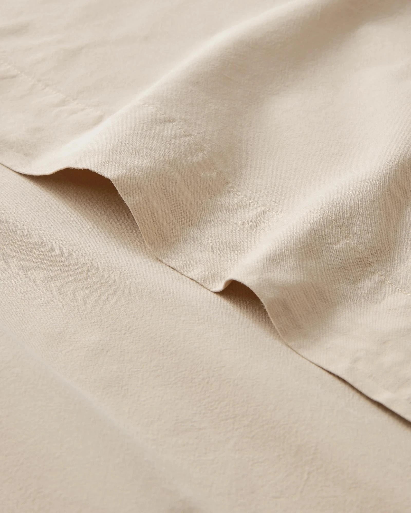 2 Arlo Stonewash Sheet Set - King Bed - Natural, 2 of 2