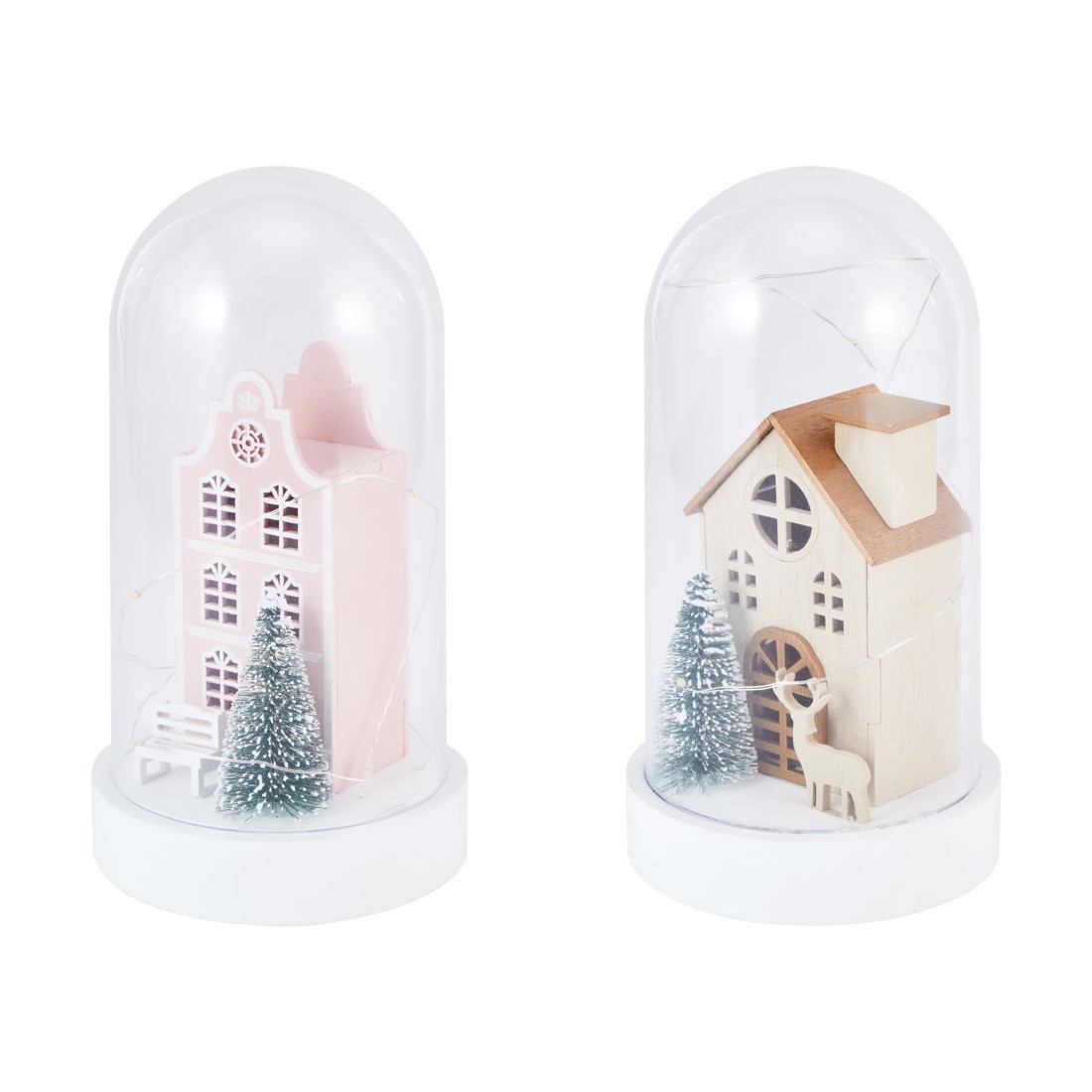 4 Light Up Cloch Scene - Assorted, 4 of 7