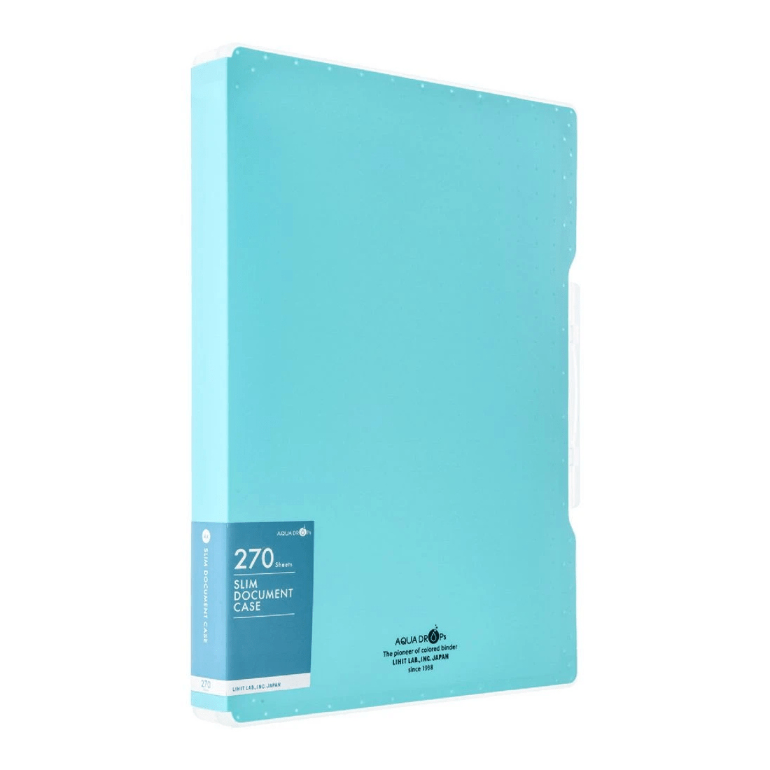 1 Aqua Drops Document Case Slim A4 Vivid Teal, 1 of 3