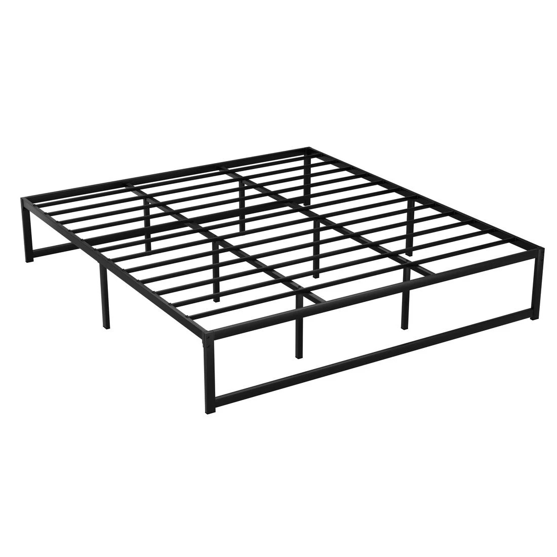 1 Artiss Bed Frame King Size Metal Frame TINO - Black, 1 of 7